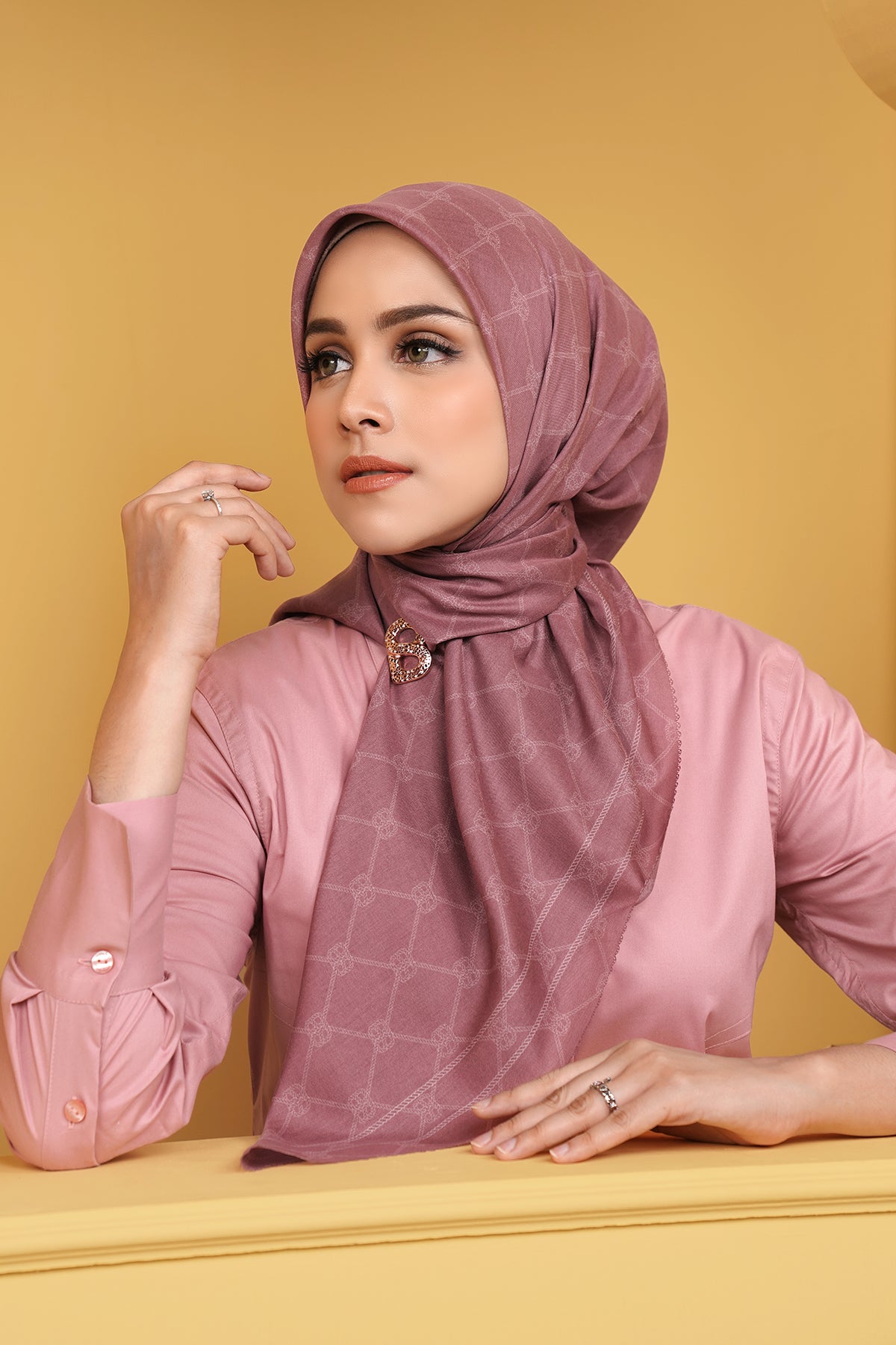 Decorda Voile Square - Apple Butter