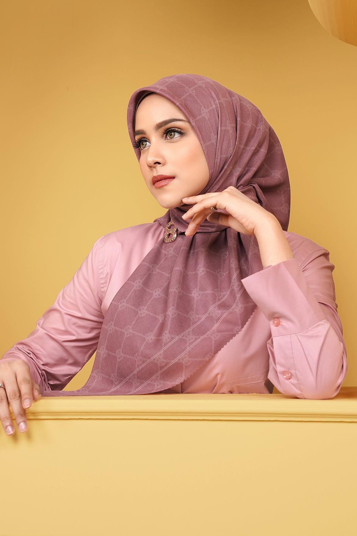 Decorda Voile Square - Apple Butter