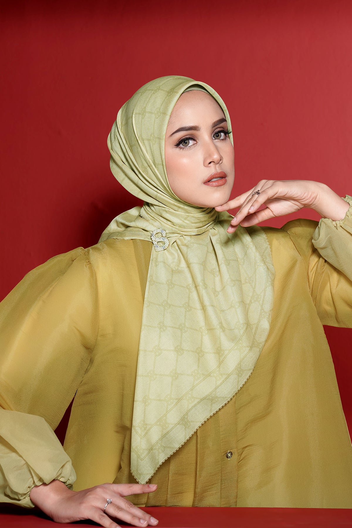 Decorda Voile Square - Mellow Yellow