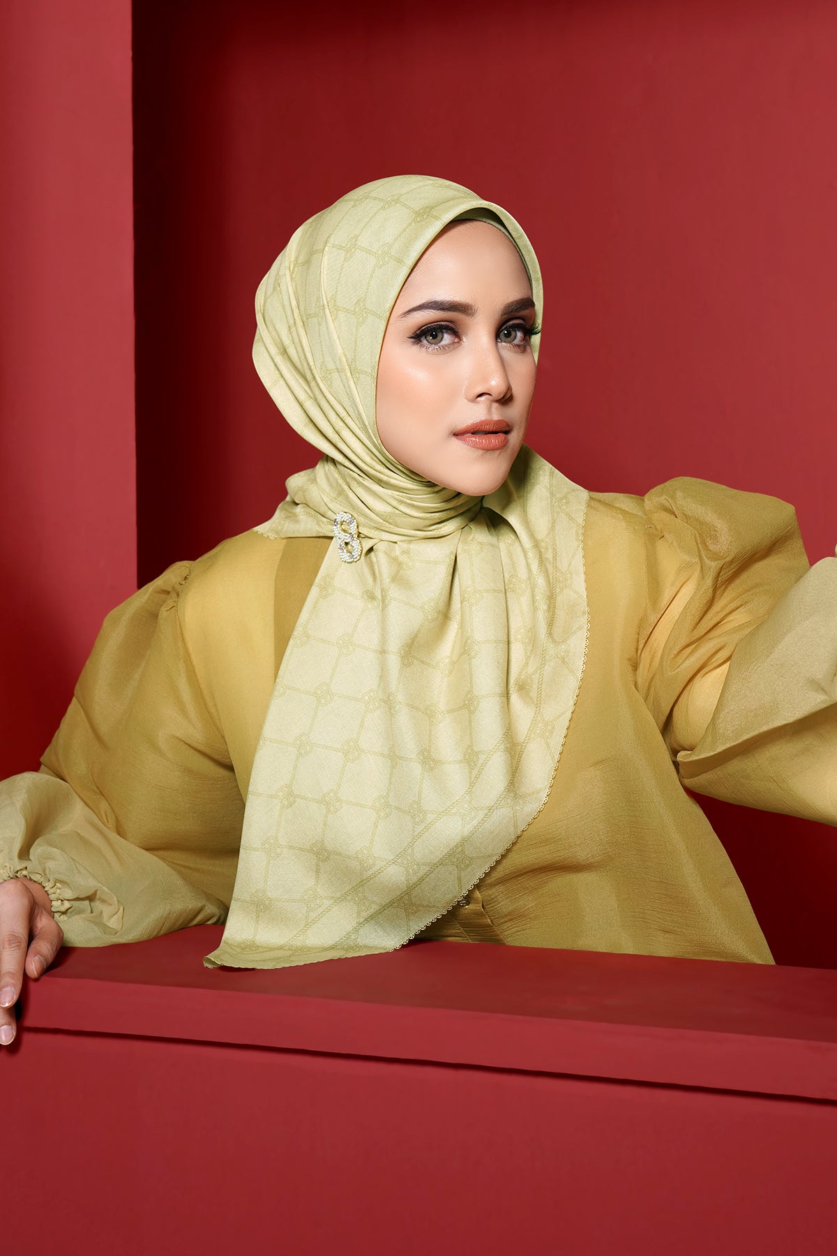 Decorda Voile Square - Mellow Yellow