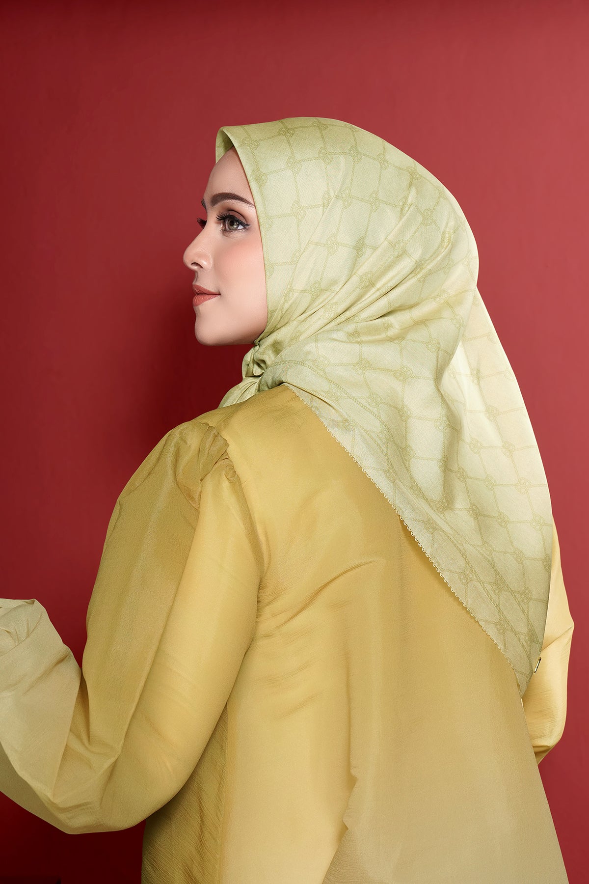 Decorda Voile Square - Mellow Yellow