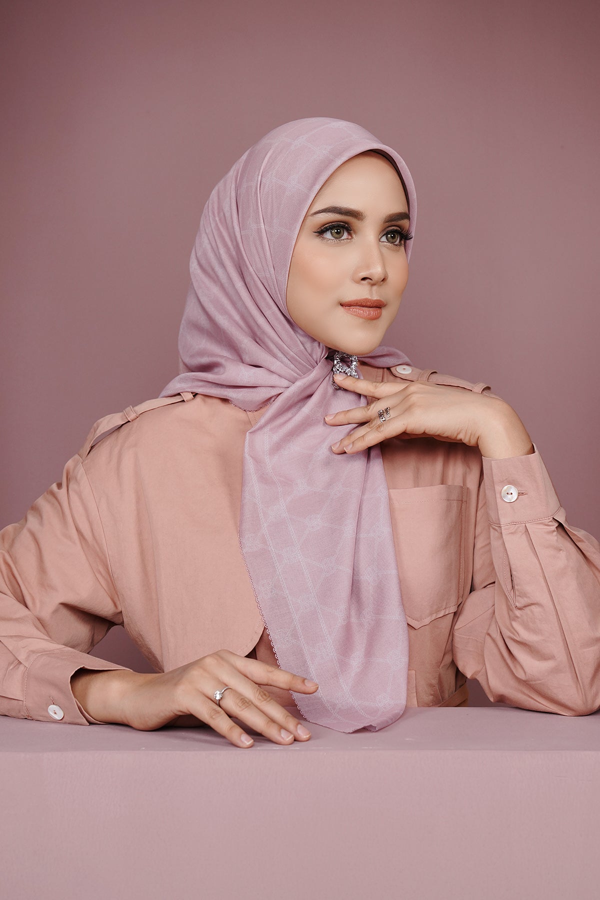 Decorda Voile Square - Peachskin