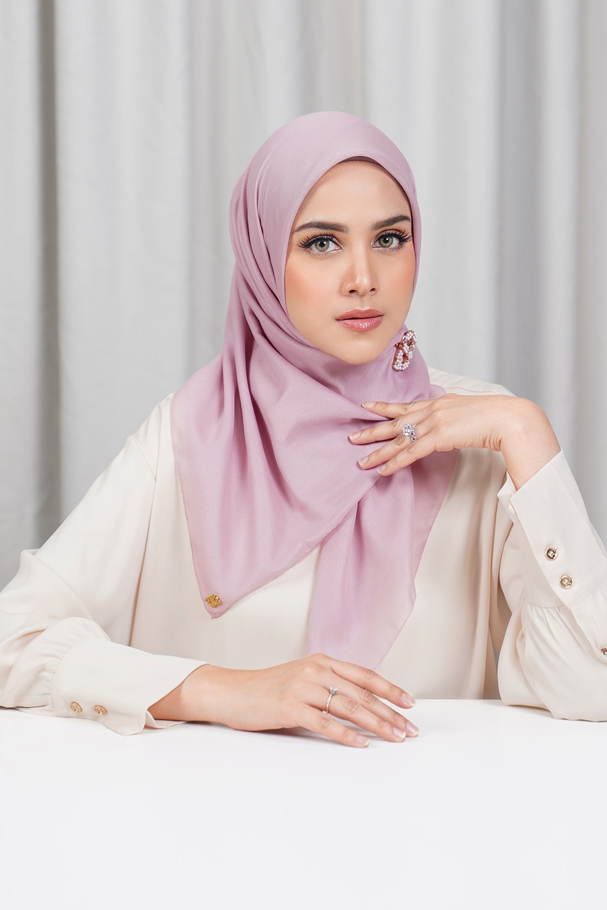 Günlük Atkı - Toz Pembe