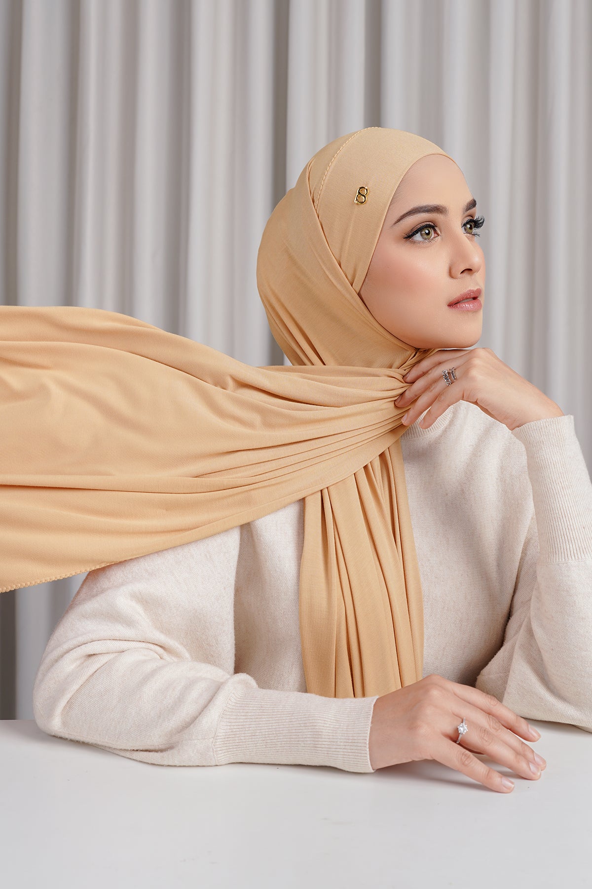 Lisa Jersey Instant - Apricot