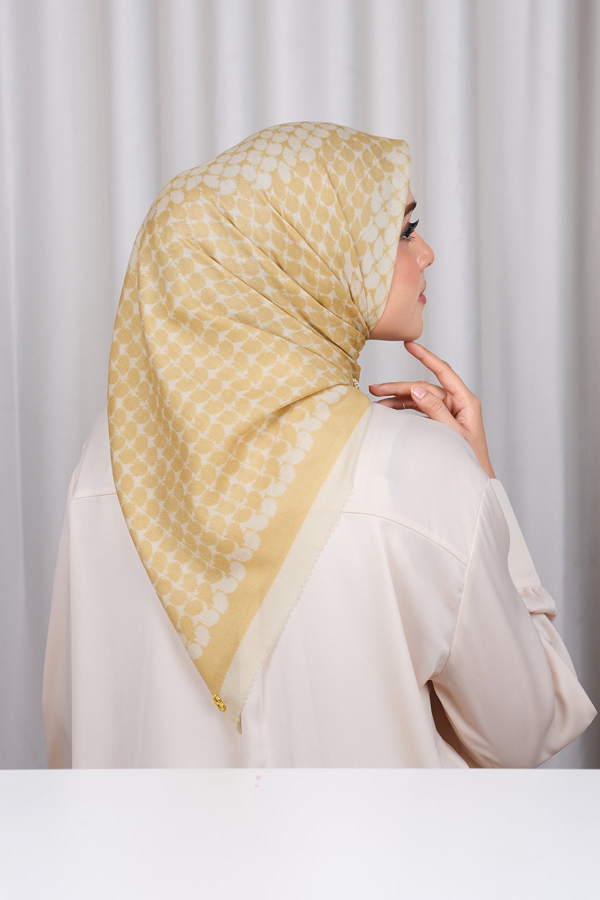 Mirarina Voile Square - Golden Spice