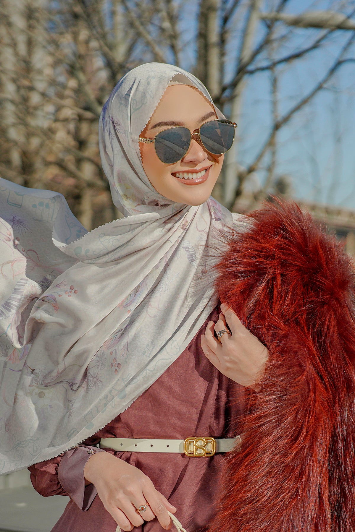 Nada 2 Satin Shawl - Bass