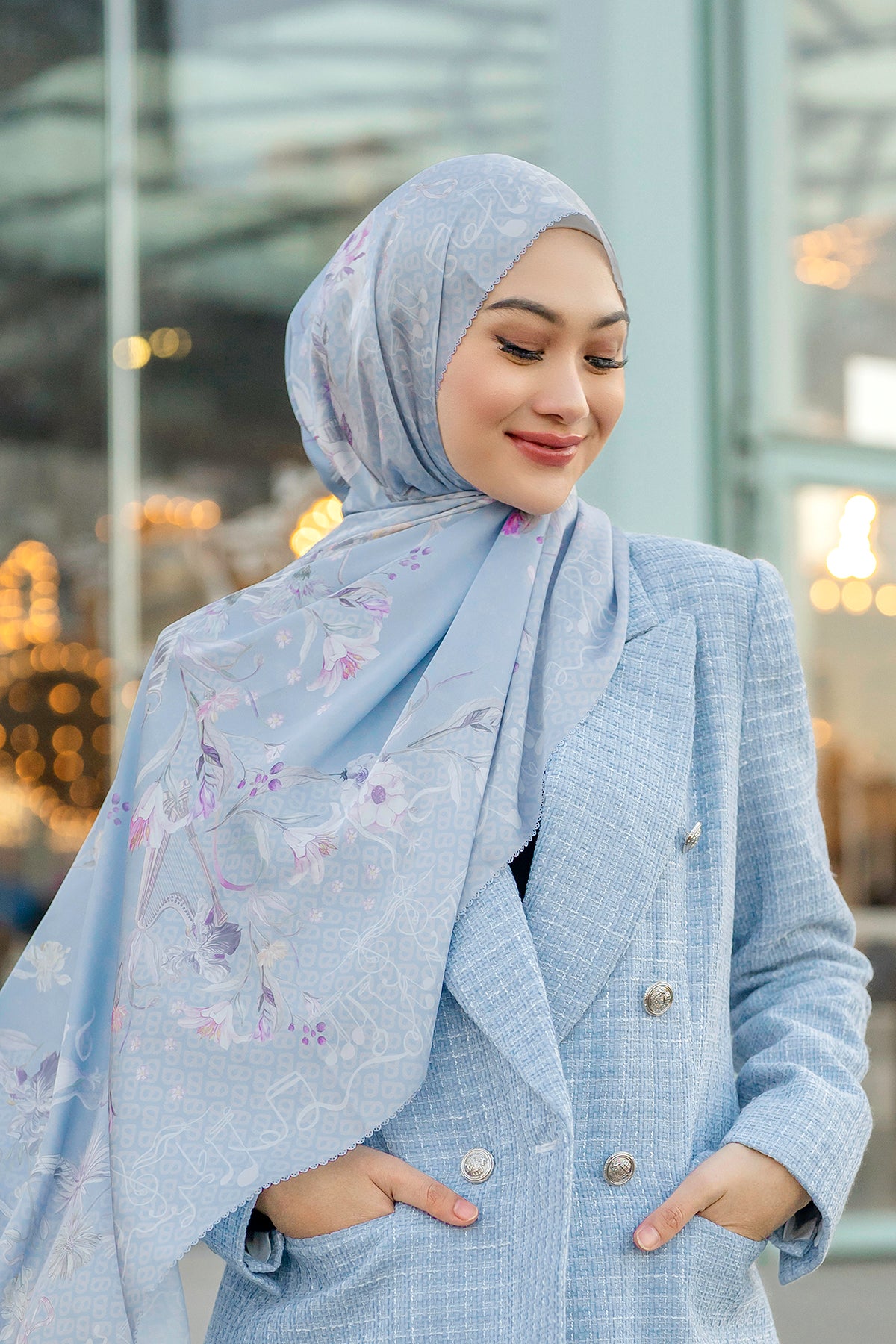 Nada 2 Satin Shawl - Harmonica