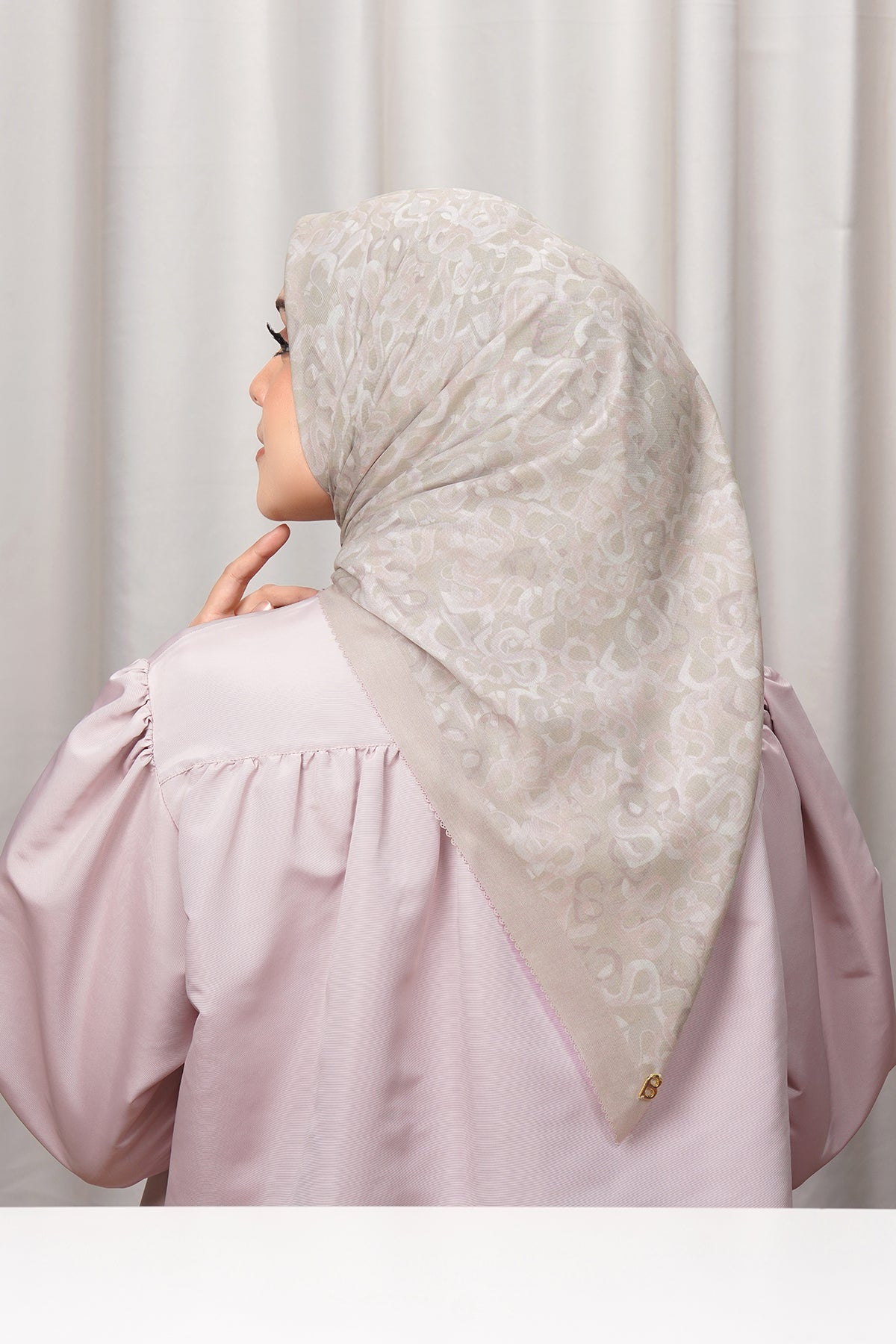 Samla Çok Renkli Kare - Sütlü Çay