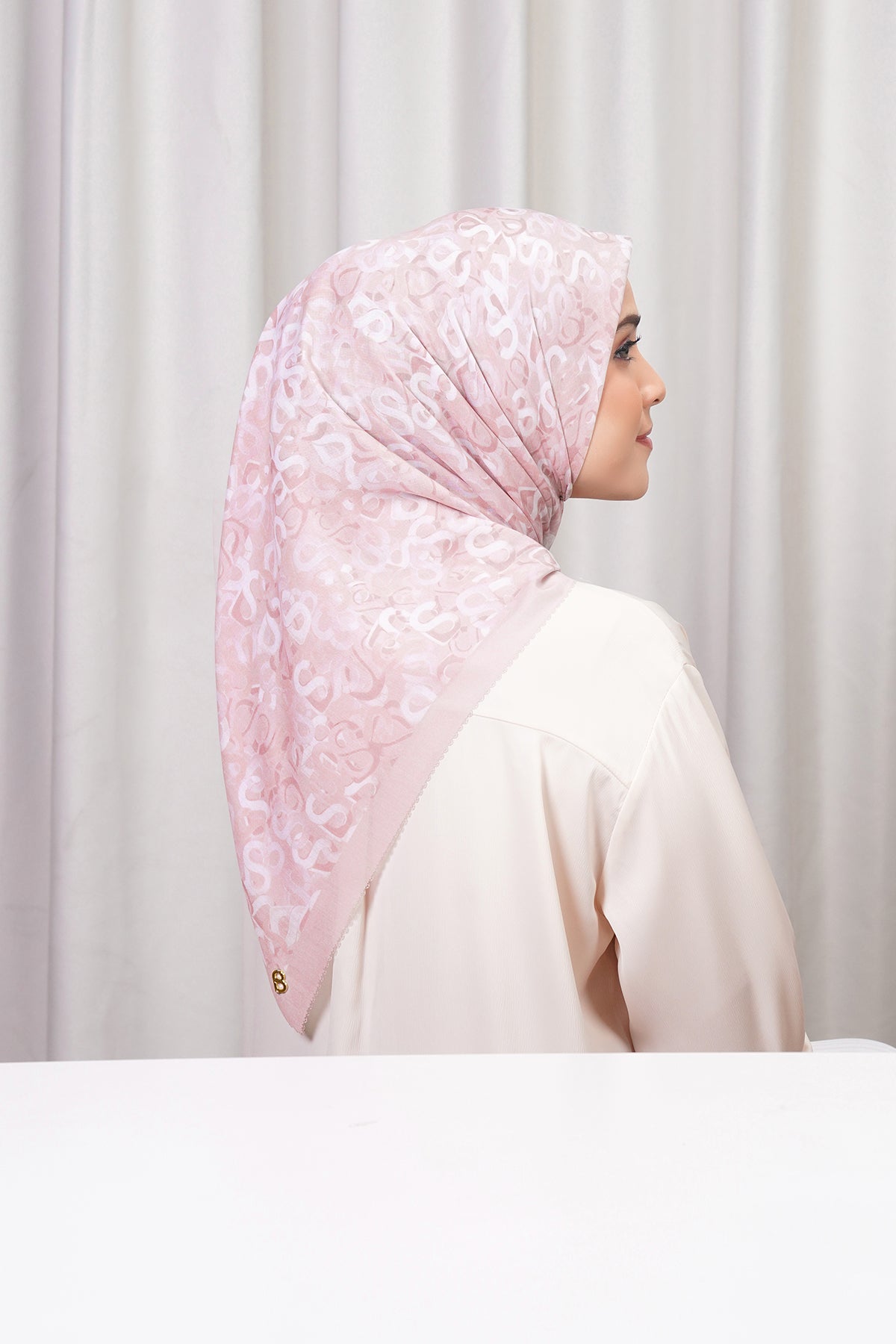 Samla Voile Kare - Lotus