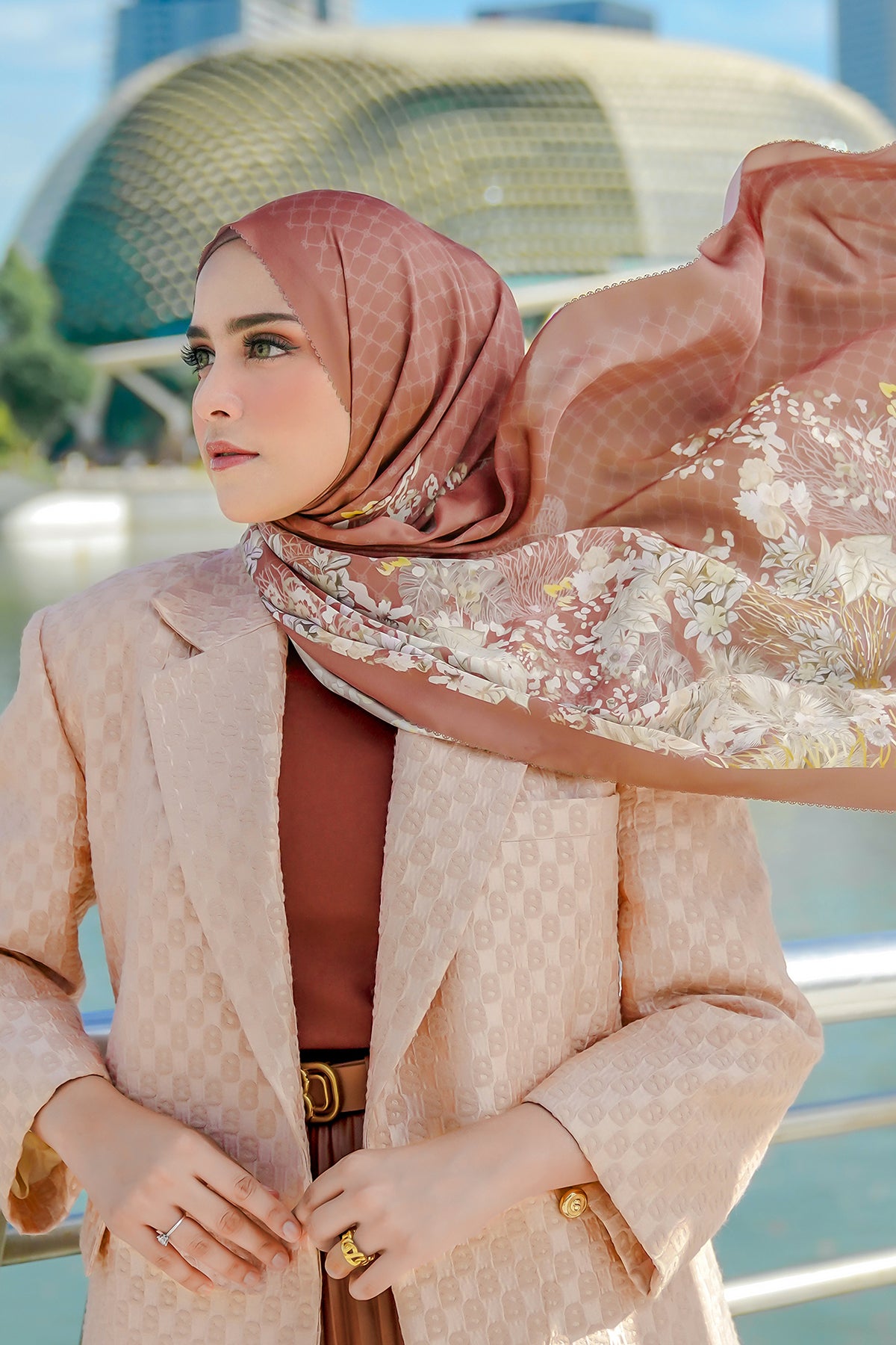 Singapur Saten Şal - Dondurma