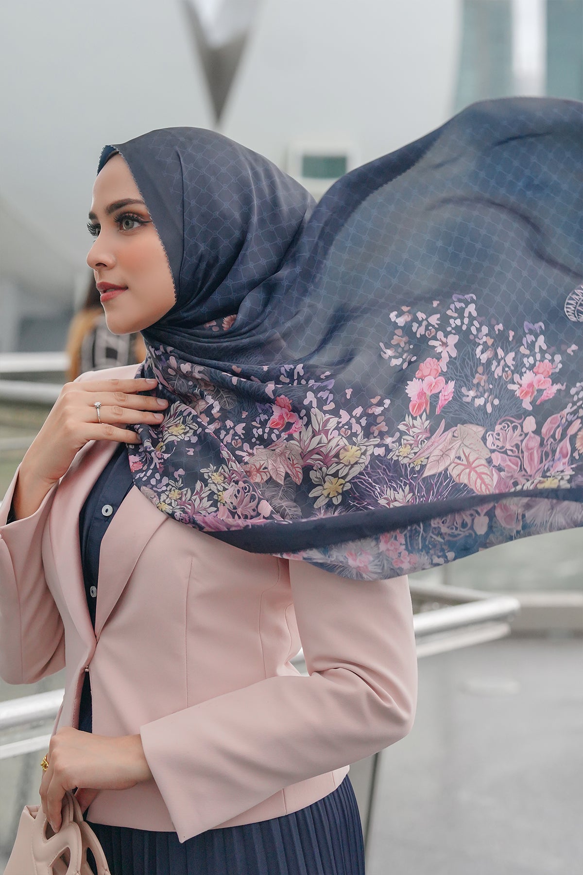 Singapur Saten Şal - Orchard Road