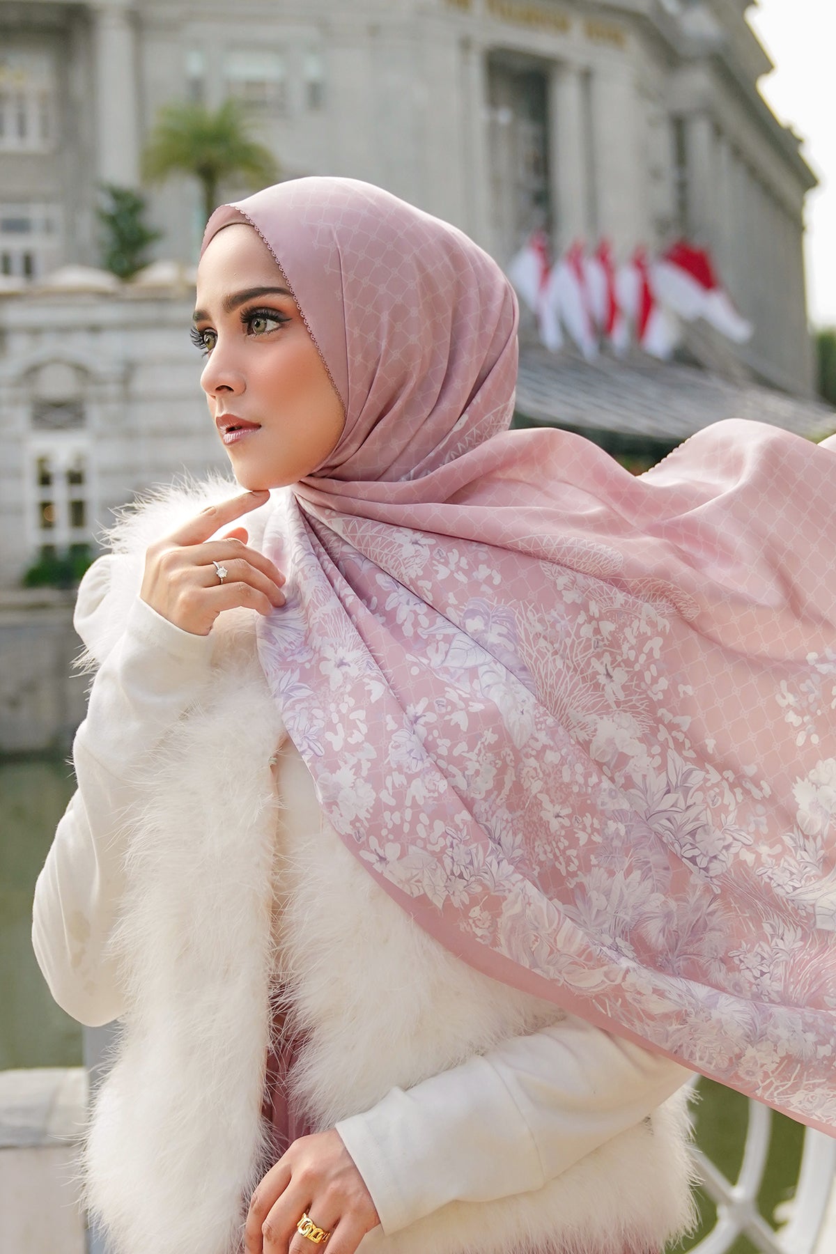 Singapur Saten Şal - Vanda