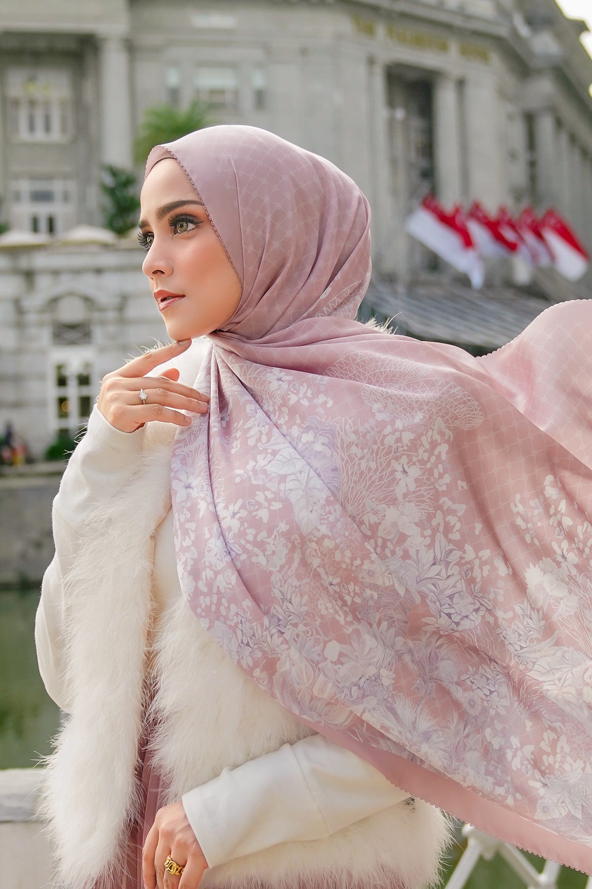 Singapur Saten Şal - Vanda