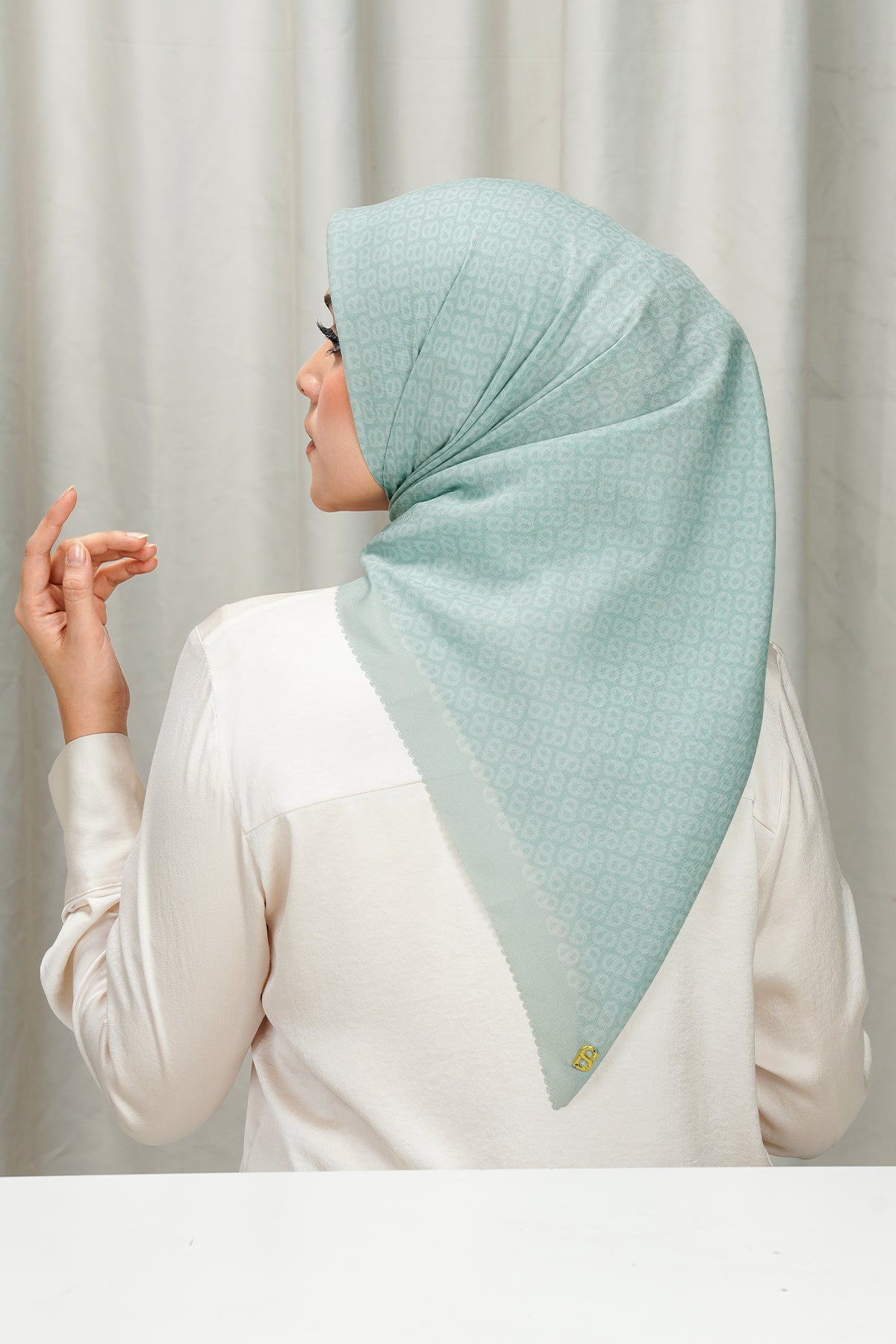 Tapis Square - Silt Green