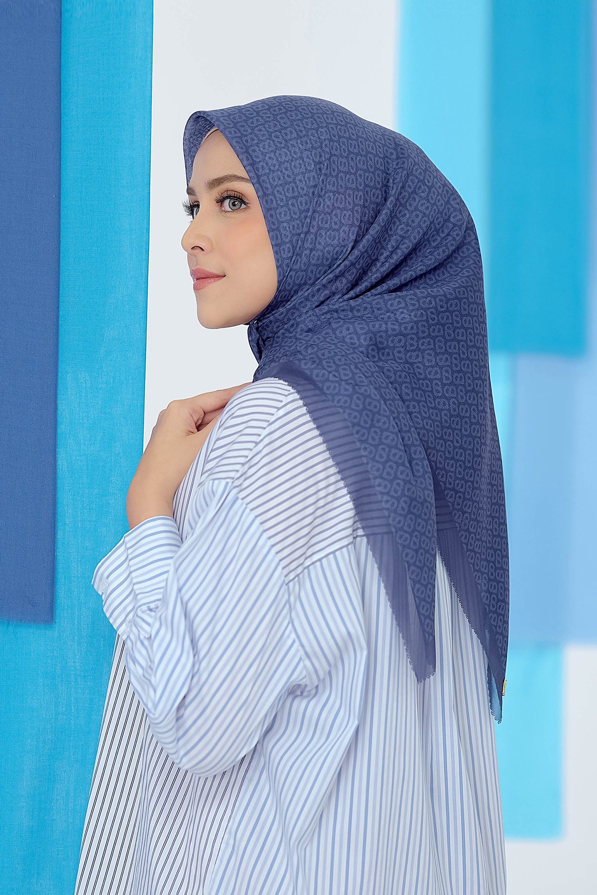 The Tapis Square - Sodalite Blue