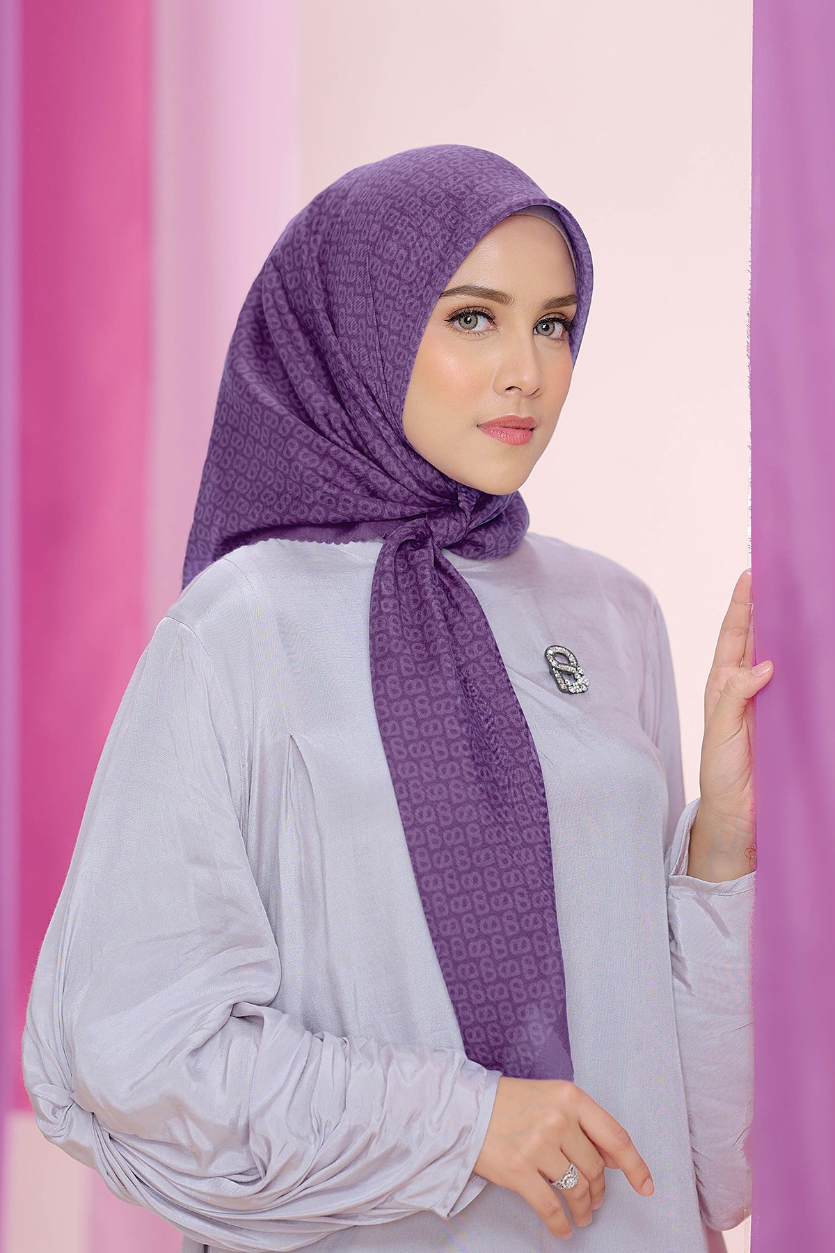 The Tapis Square - Sunset Purple