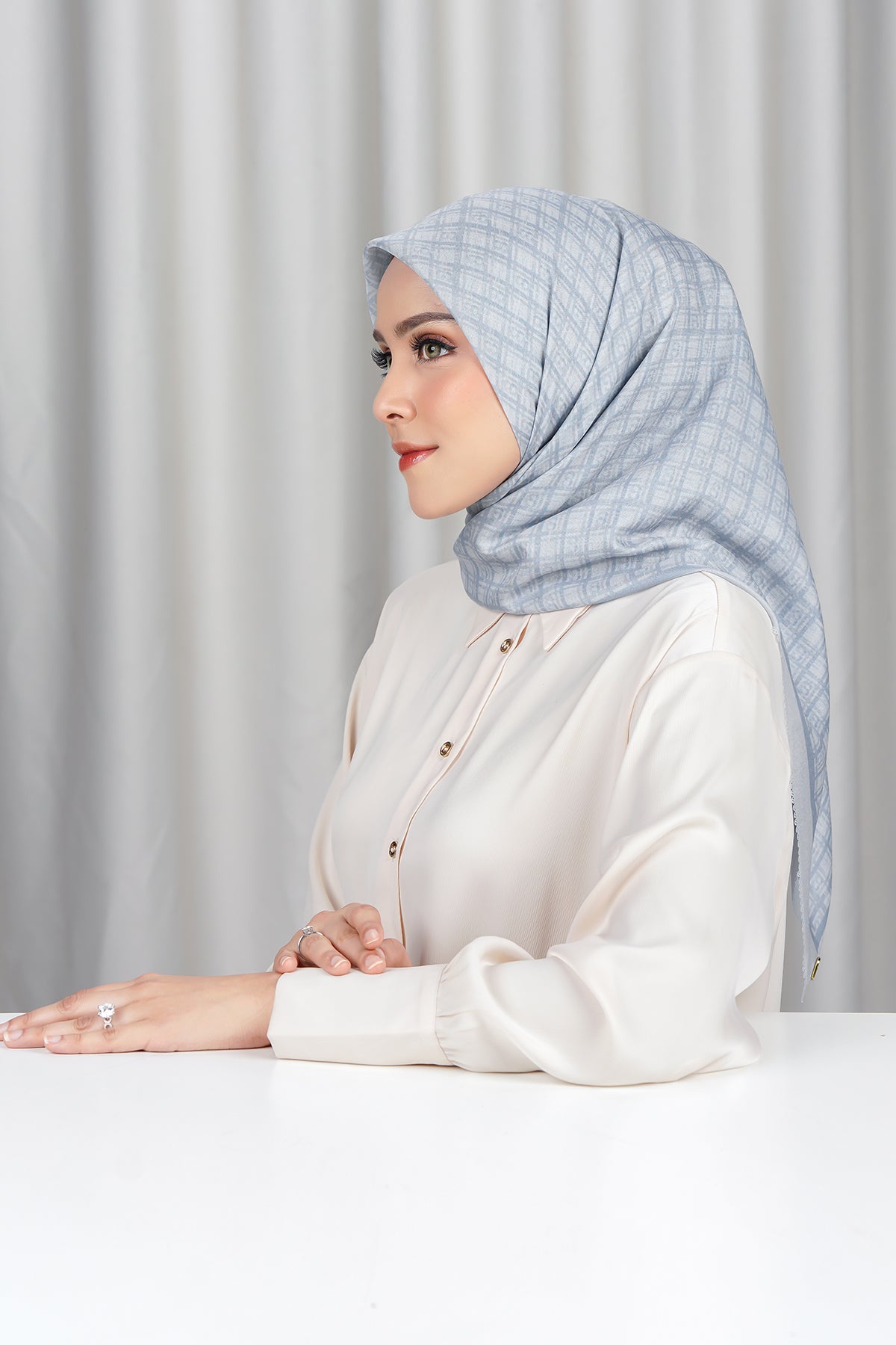 The Grid Square - Blue Fog