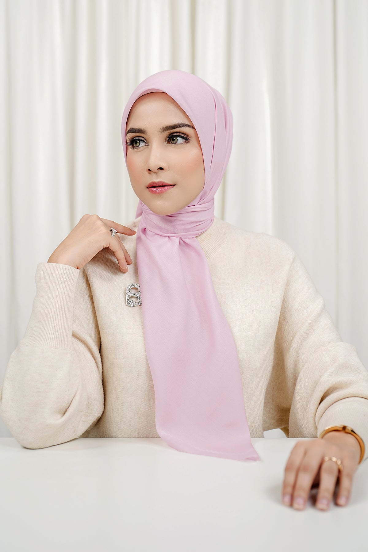 Today's Scarf - Cradle Pink