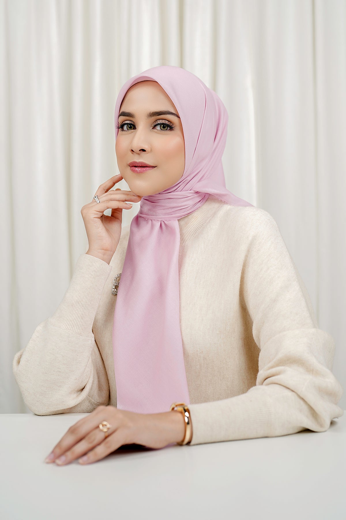 Today's Scarf - Cradle Pink