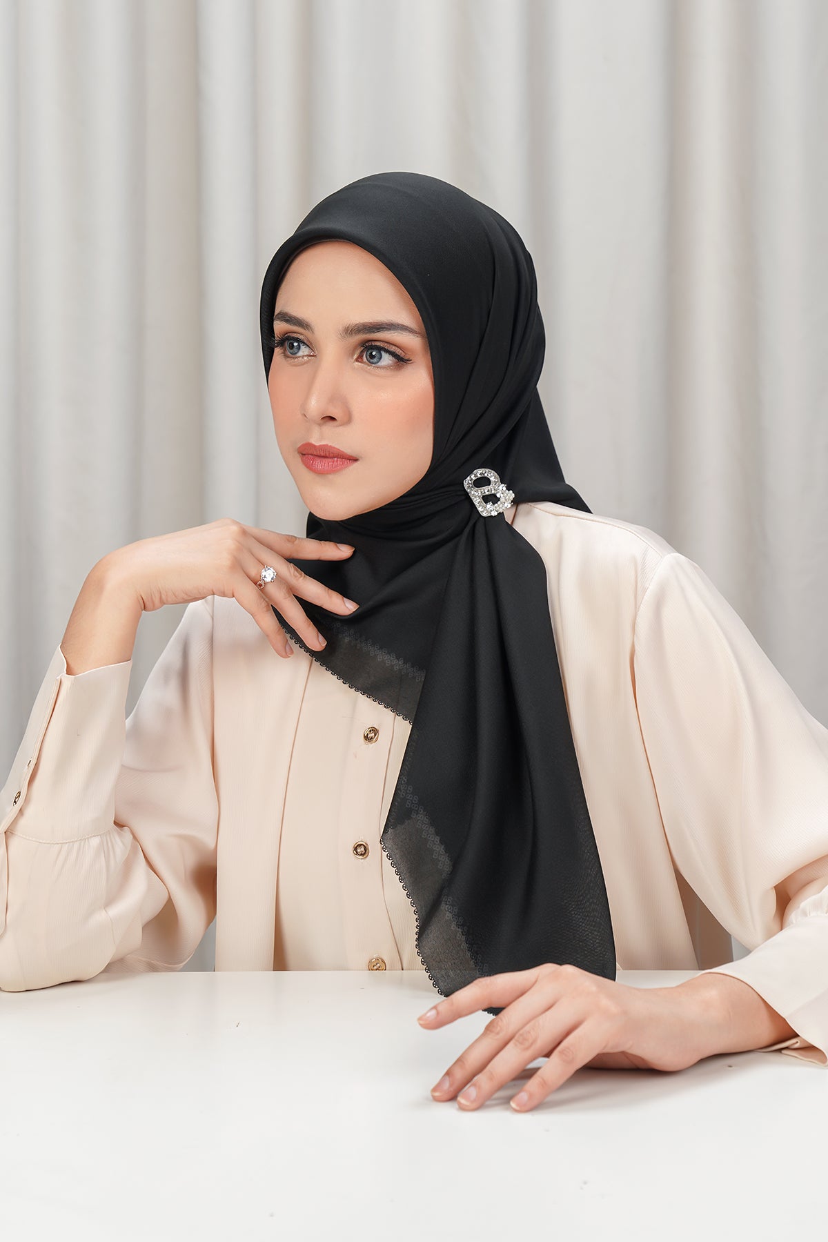 Today's Scarf - Jet Black