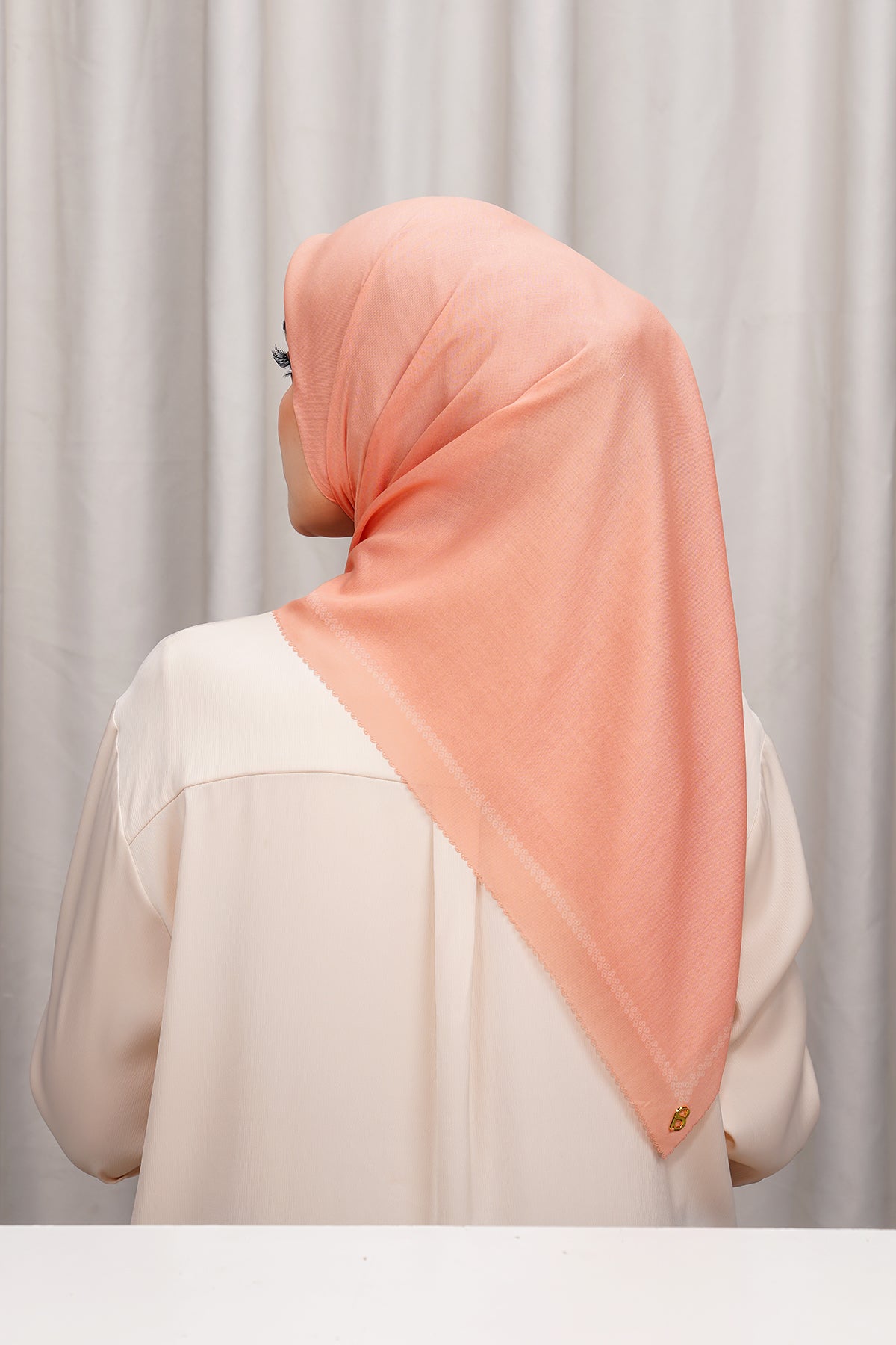 Today's Scarf - Peach