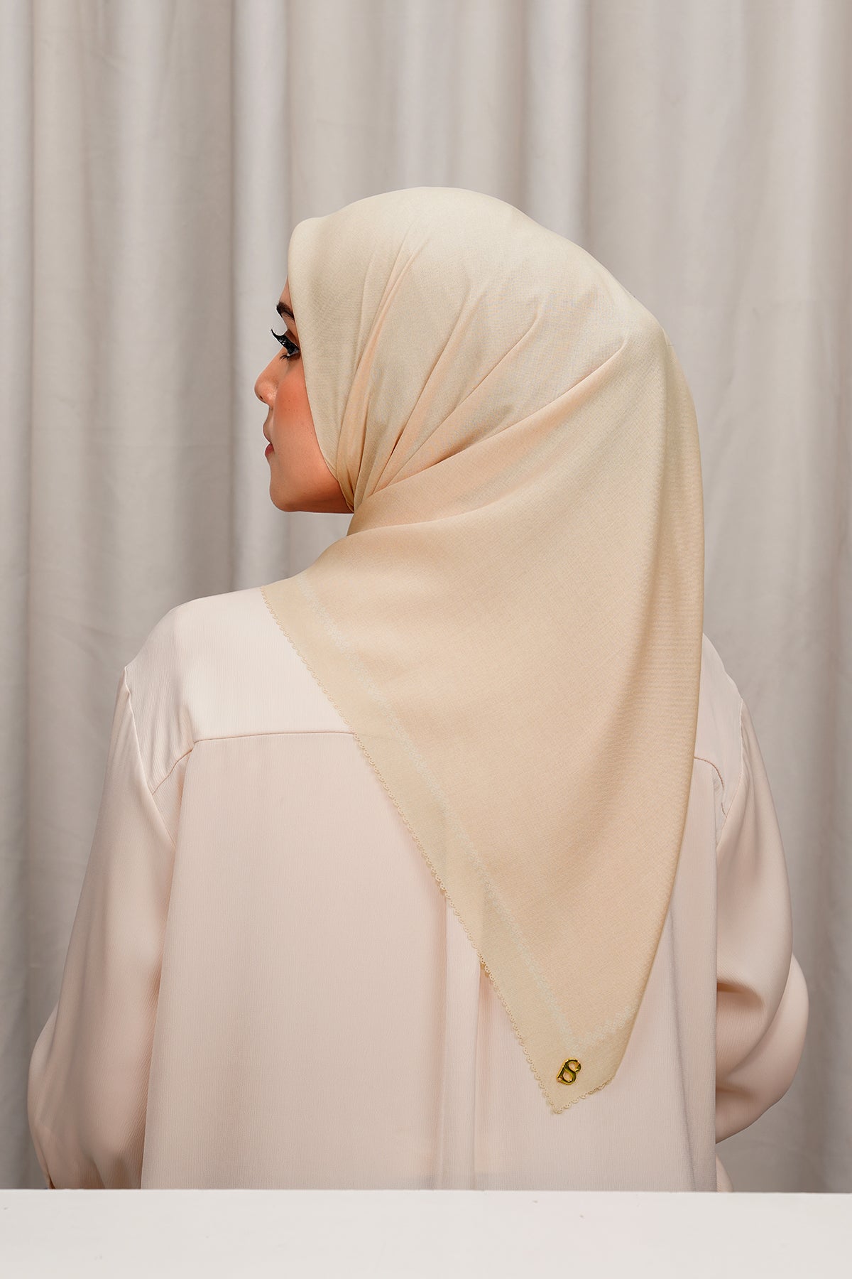 Today's Scarf - Peach Taffy