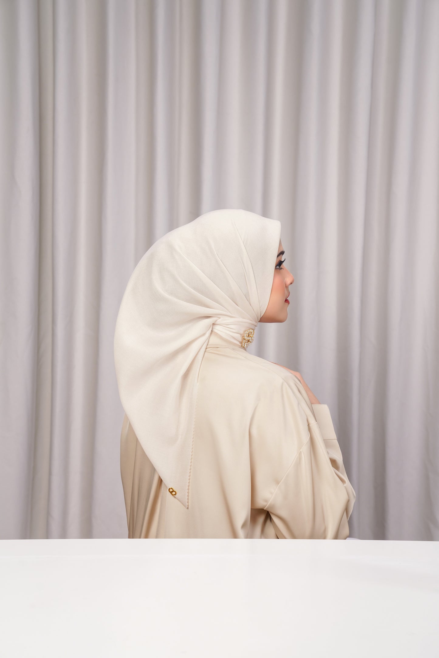 Today's Scarf - Whisper White