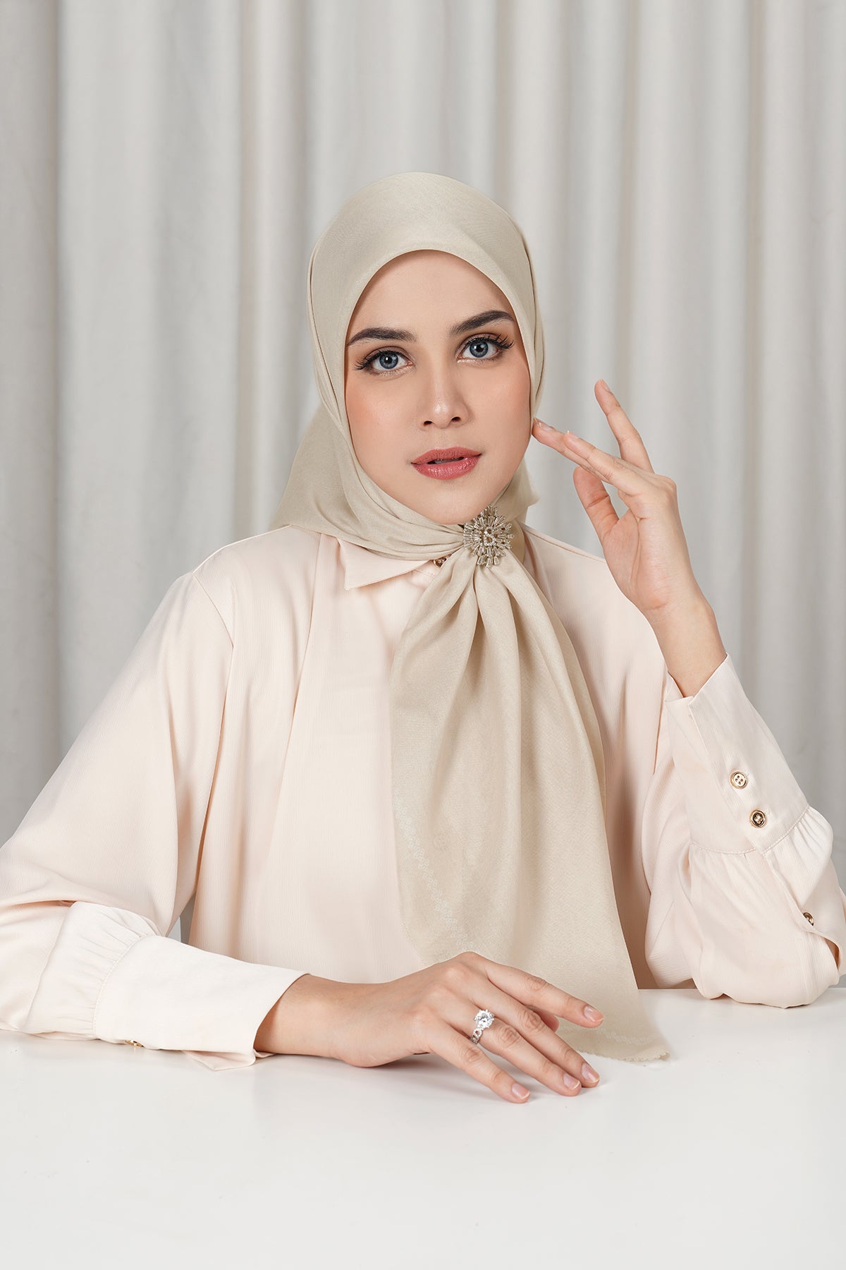 Today's Scarf - Buttercream