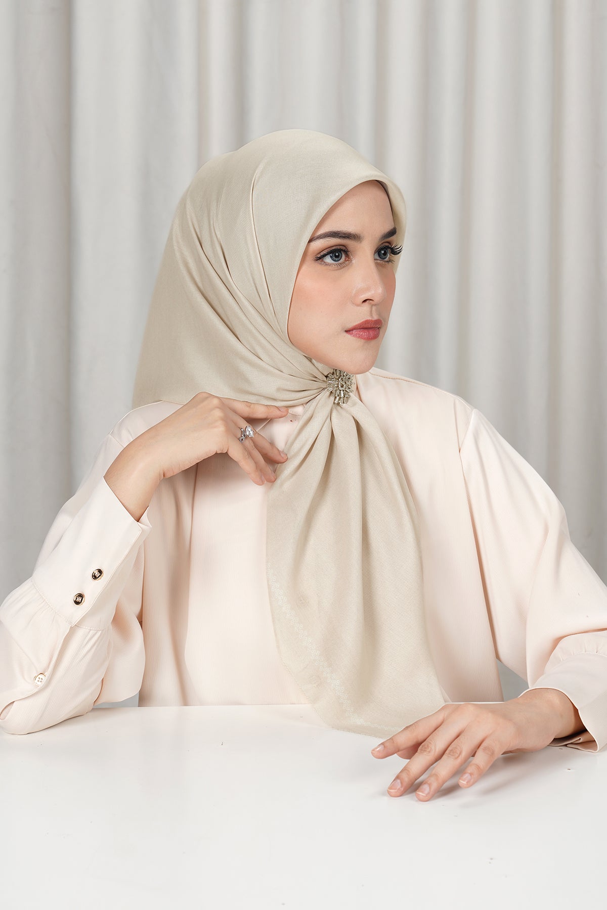 Today's Scarf - Buttercream