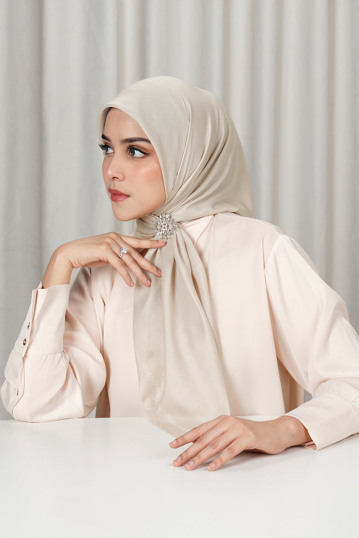 Today's Scarf - Buttercream