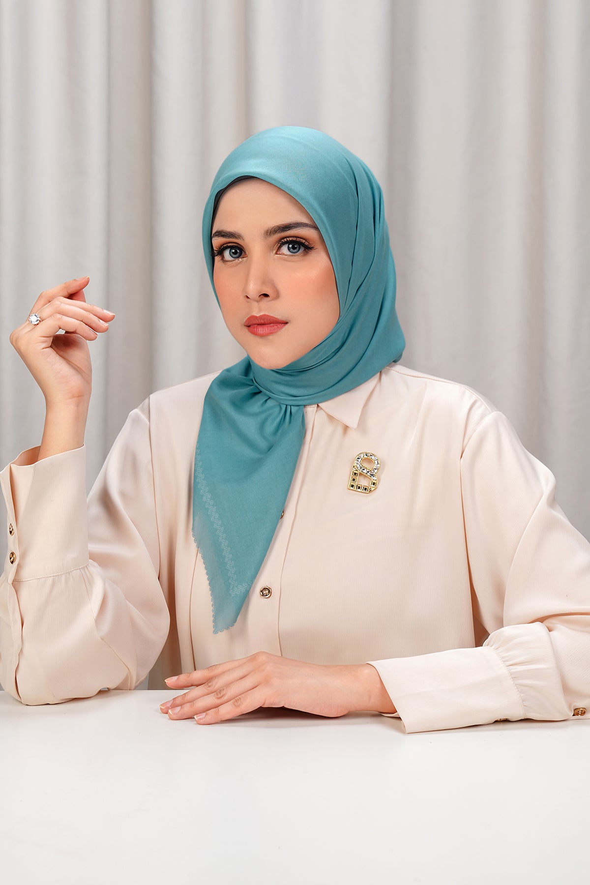 Today's Scarf - Cameo Blue