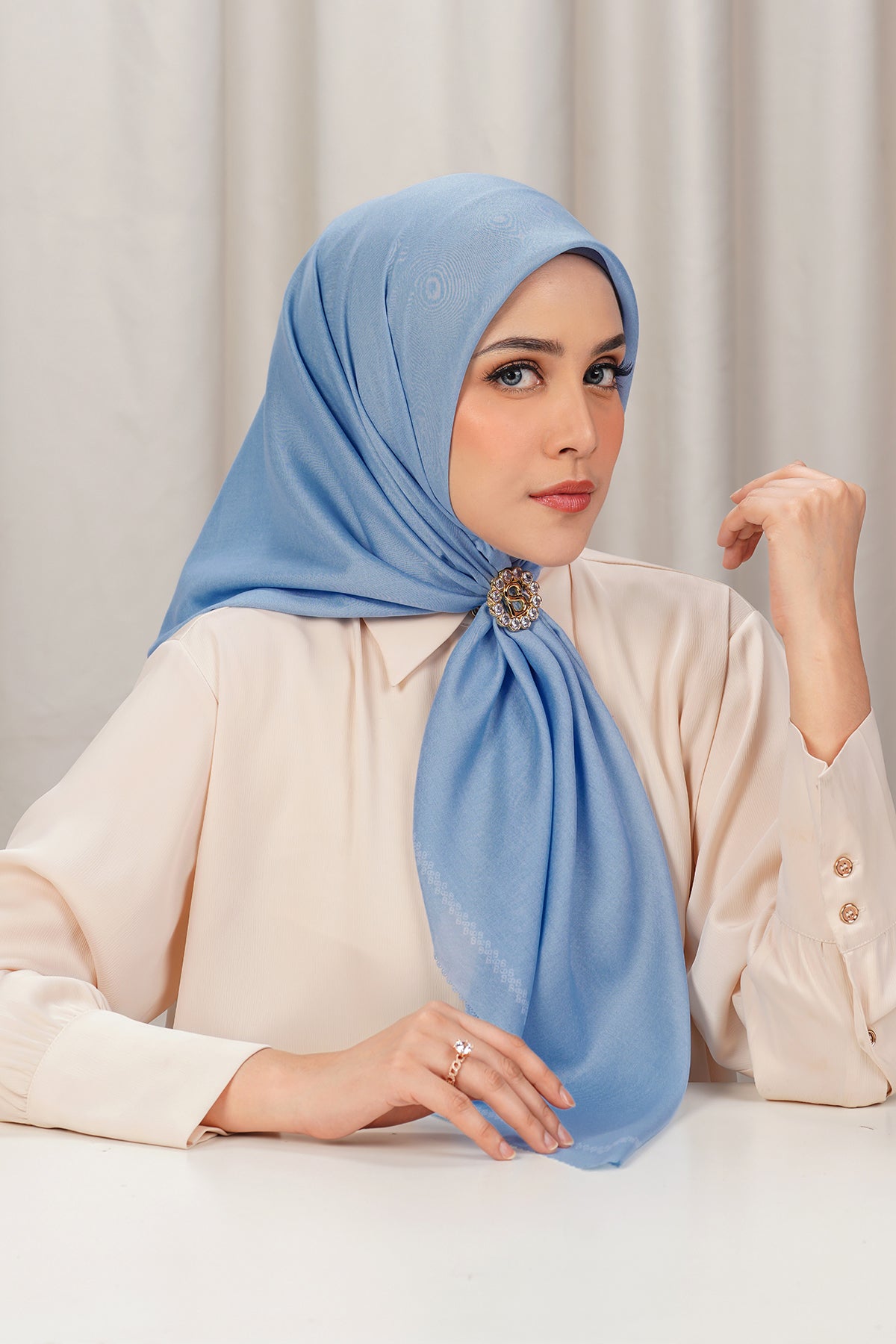 Today's Scarf - Cashmere Blue