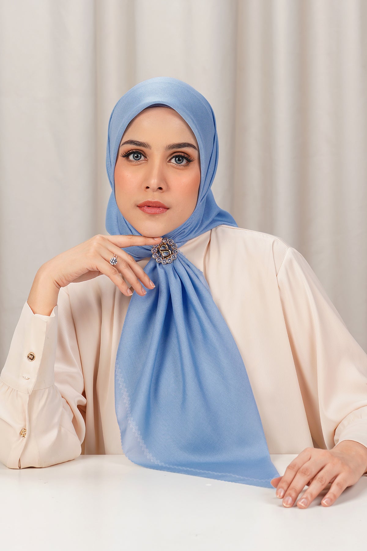 Today's Scarf - Cashmere Blue