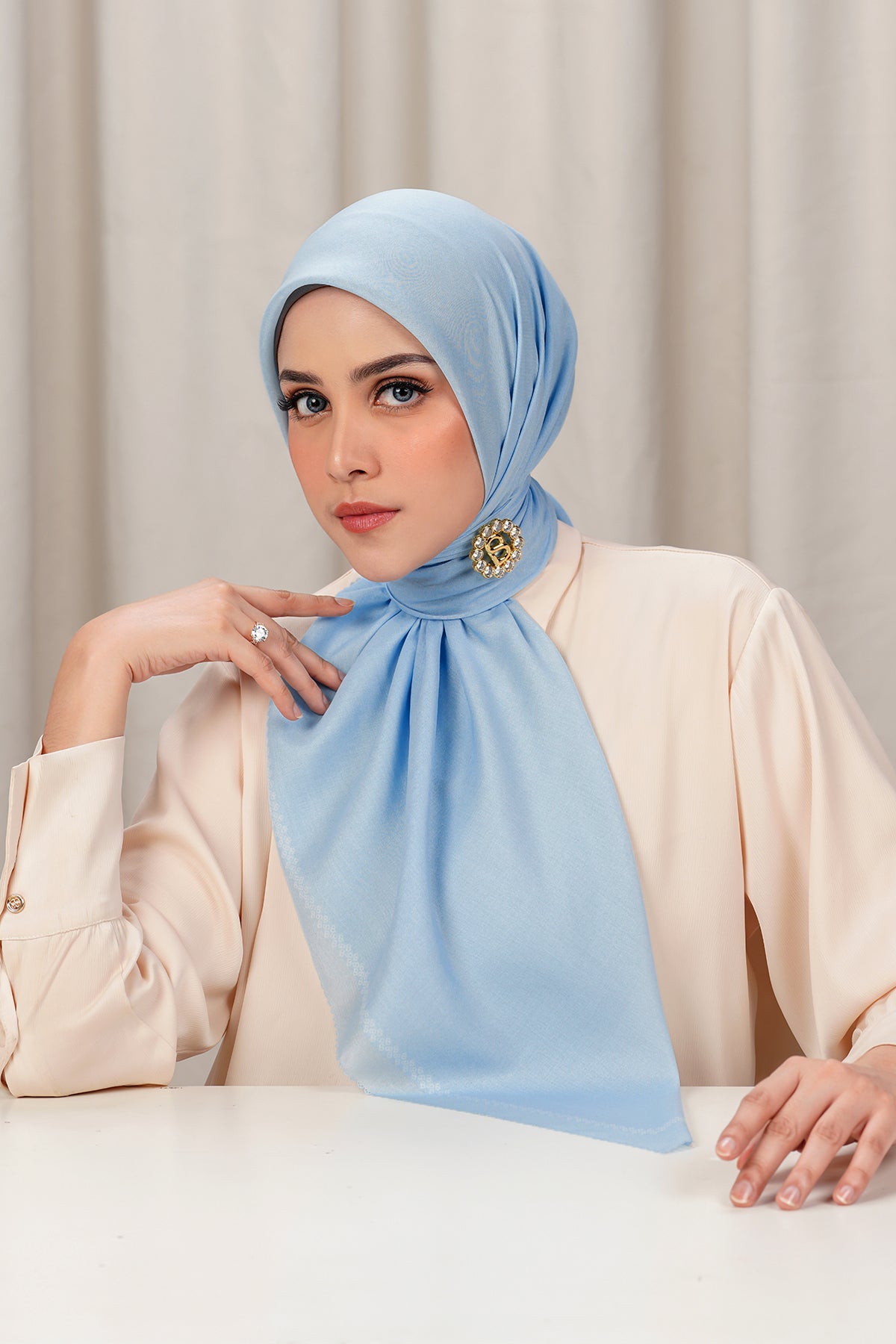 Today's Scarf - Delicate Blue