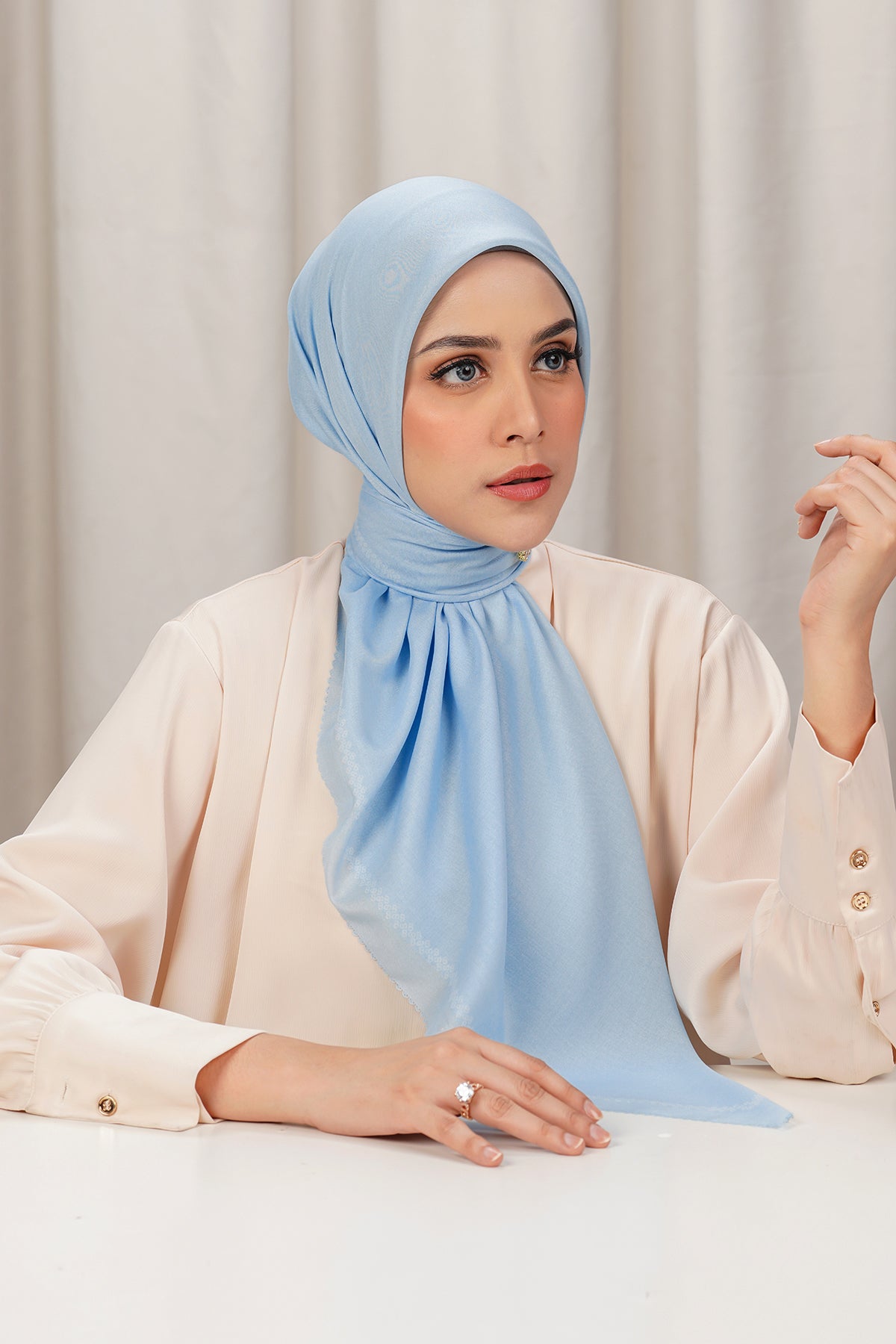 Today's Scarf - Delicate Blue