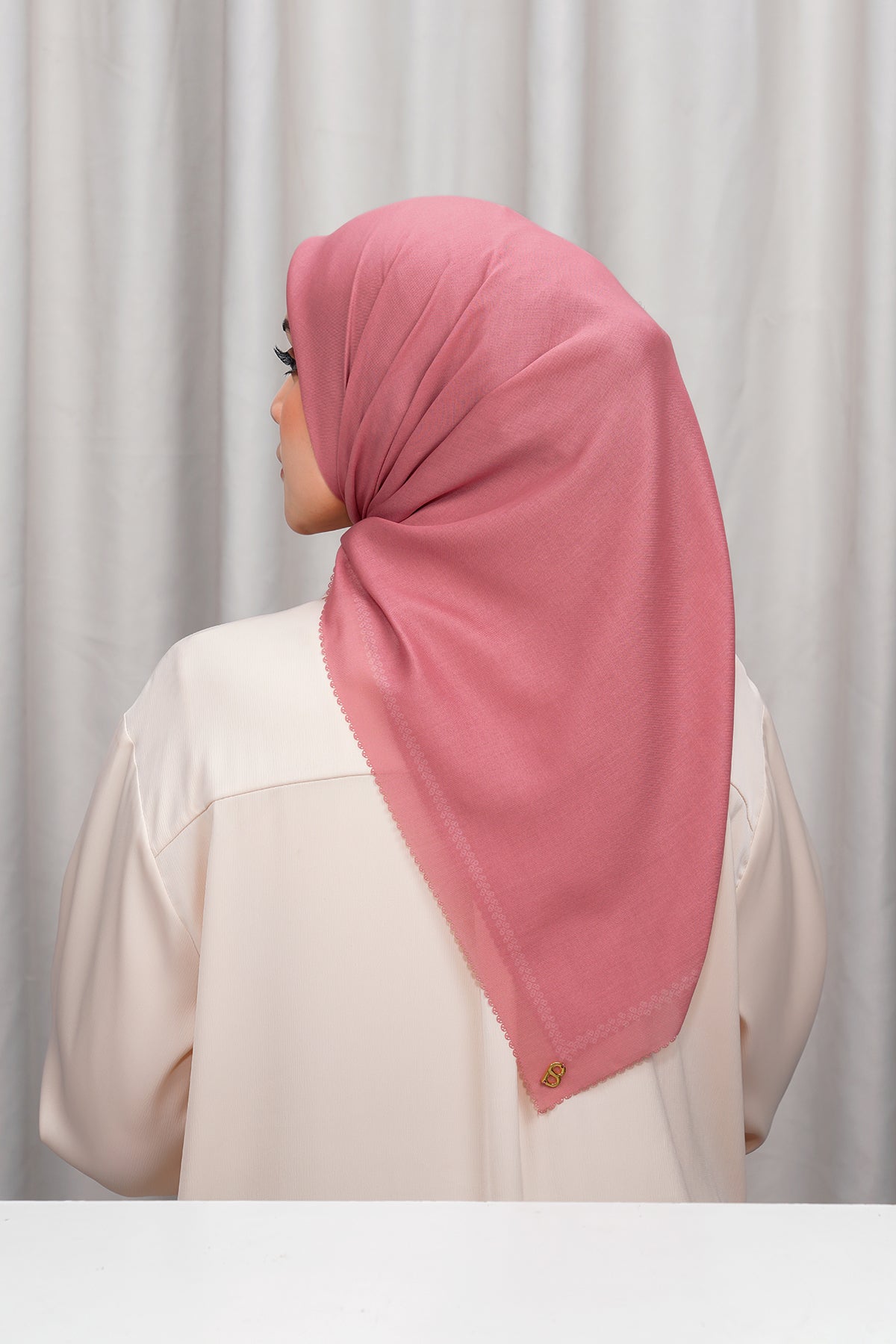 Today's Scarf - Dusty Rose