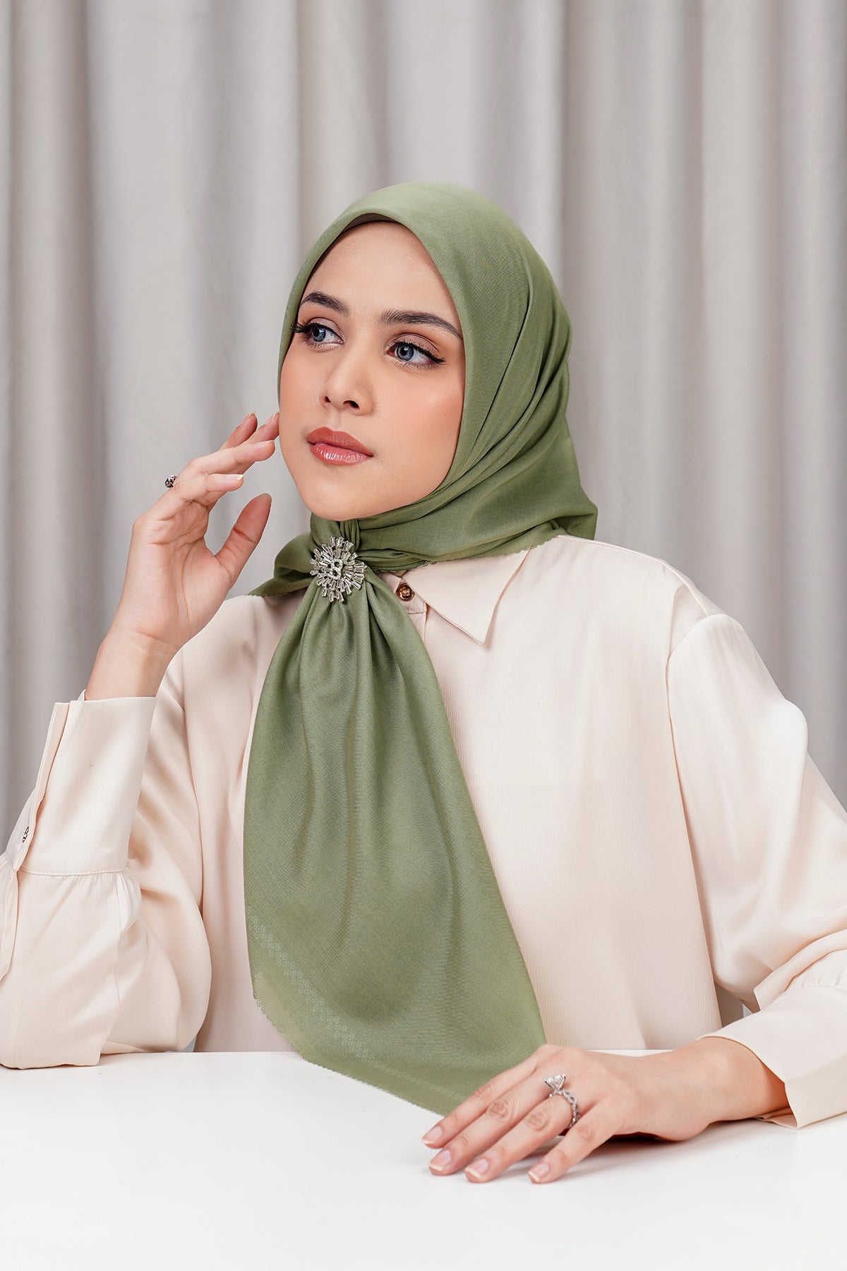 Today's Scarf - Sage