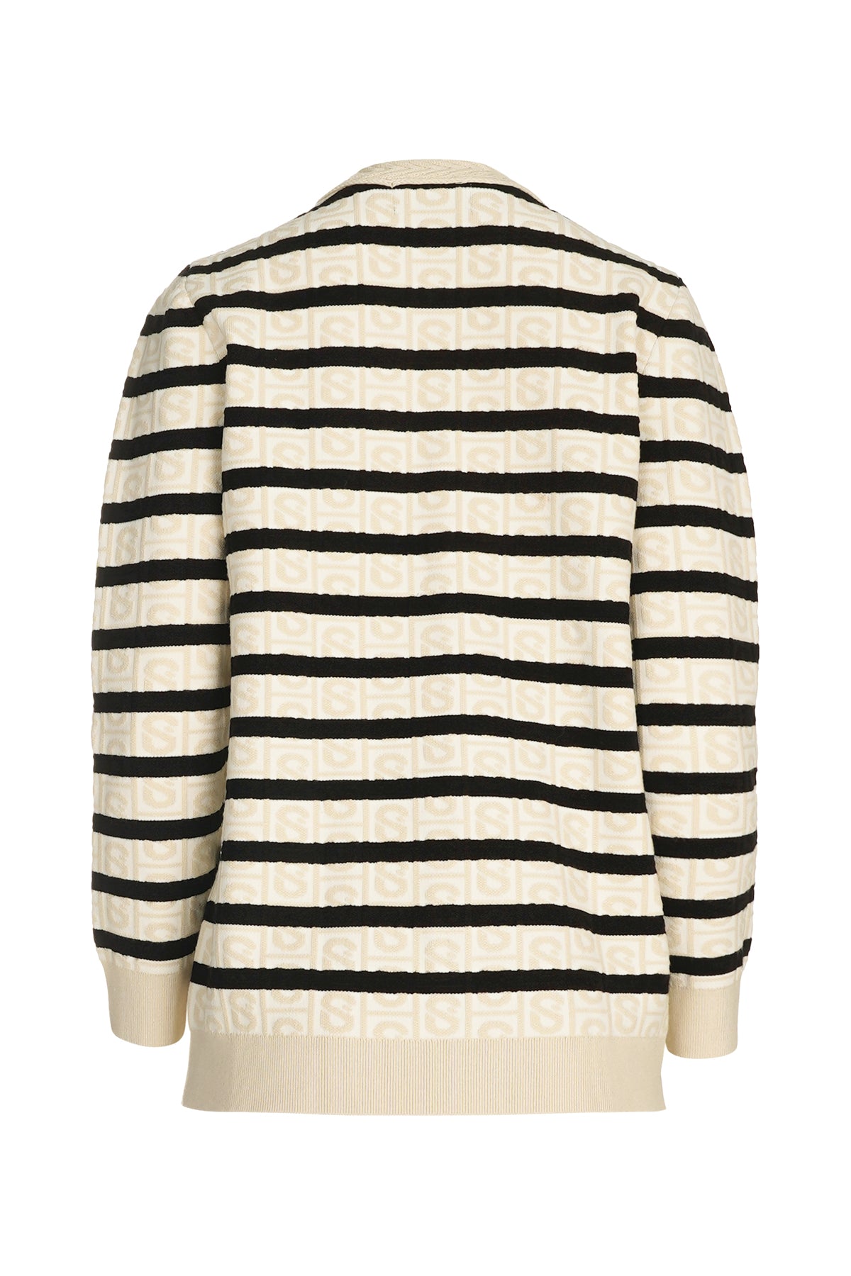 Barbara Monogram Cardigan - Nautical