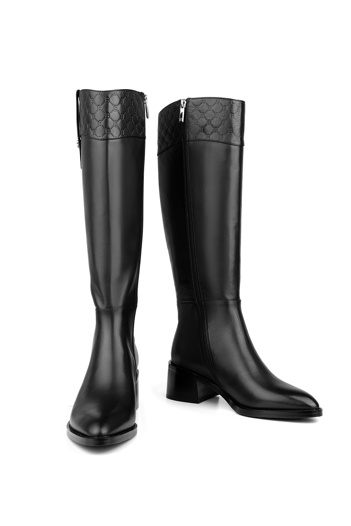 Beverly Long Boots - Black