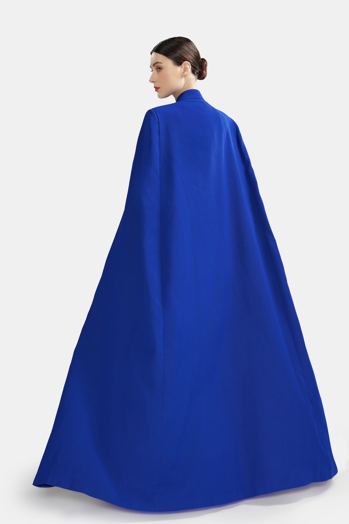 Bimu Cape Dress - Sodalite Blue