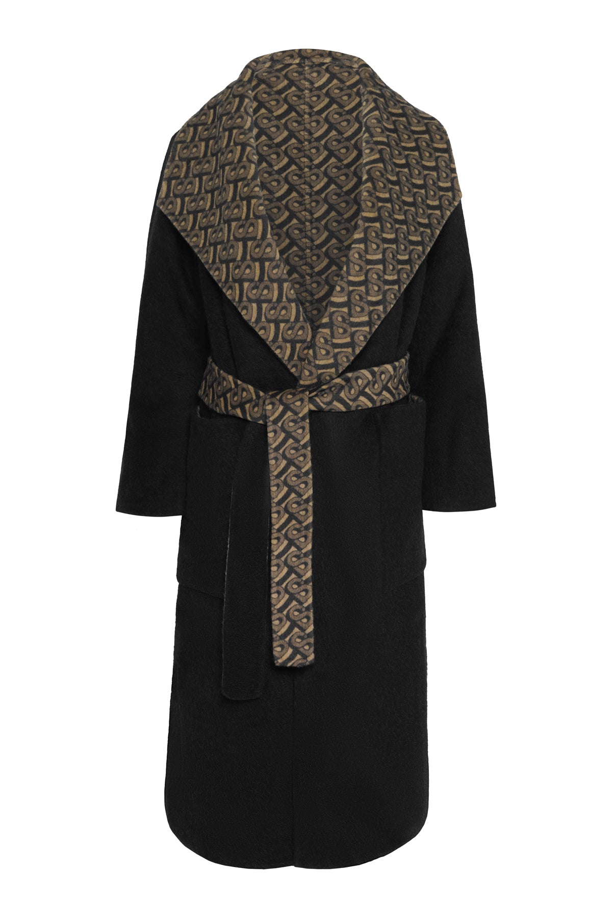 Bimu Double Face Coat - Black