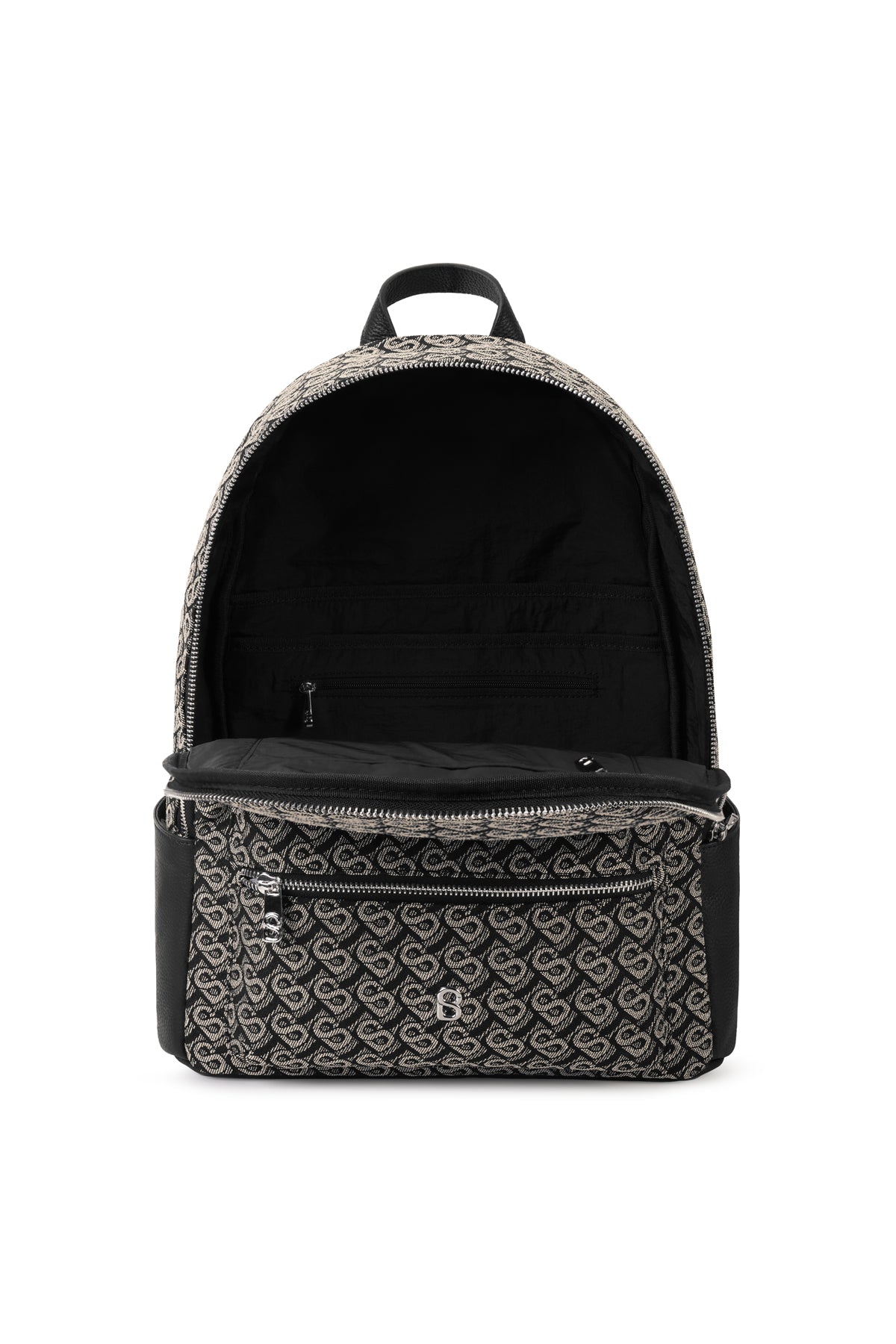 Bimu Jacquard Backpack Large - Black