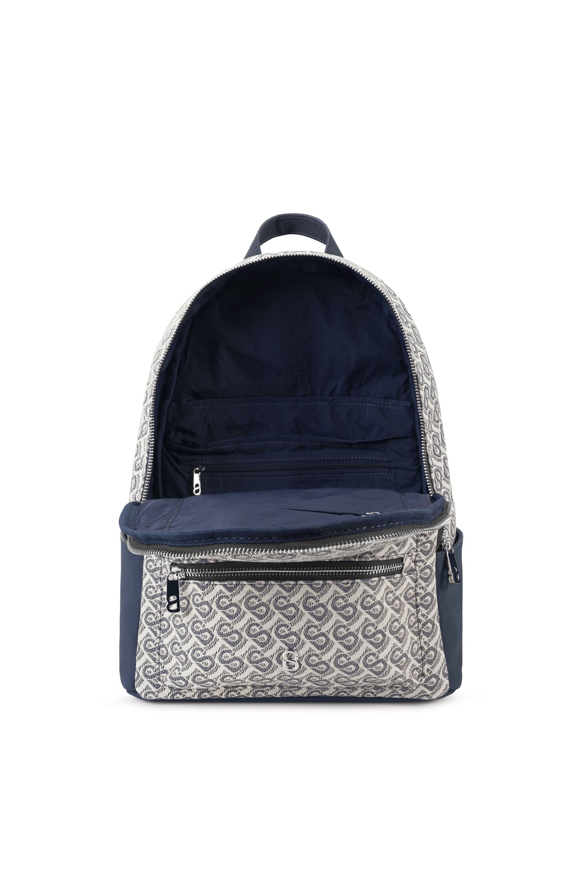 Bimu Jacquard Backpack Small - Navy