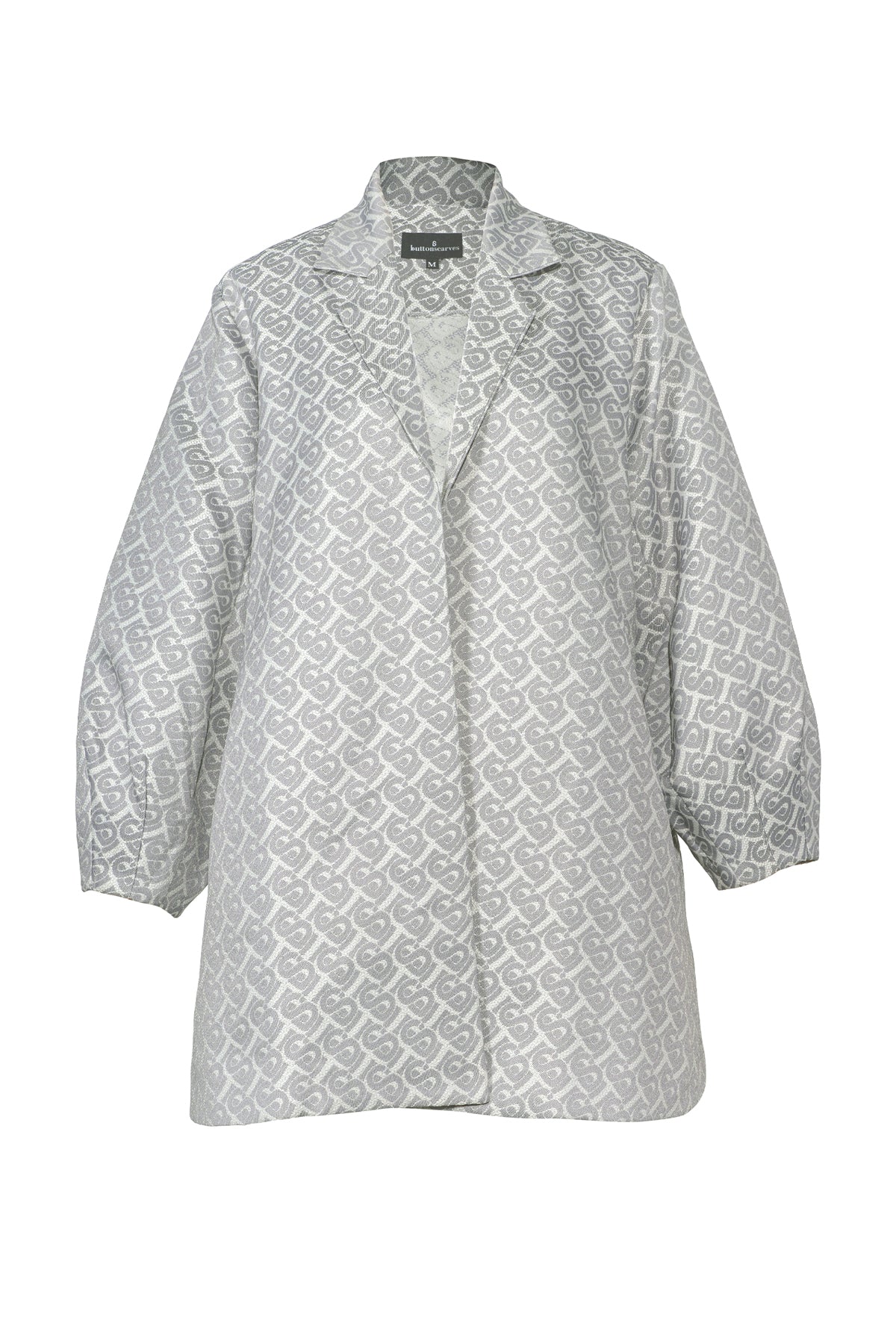 Bimu Jacquard Puffy Outer - Grey