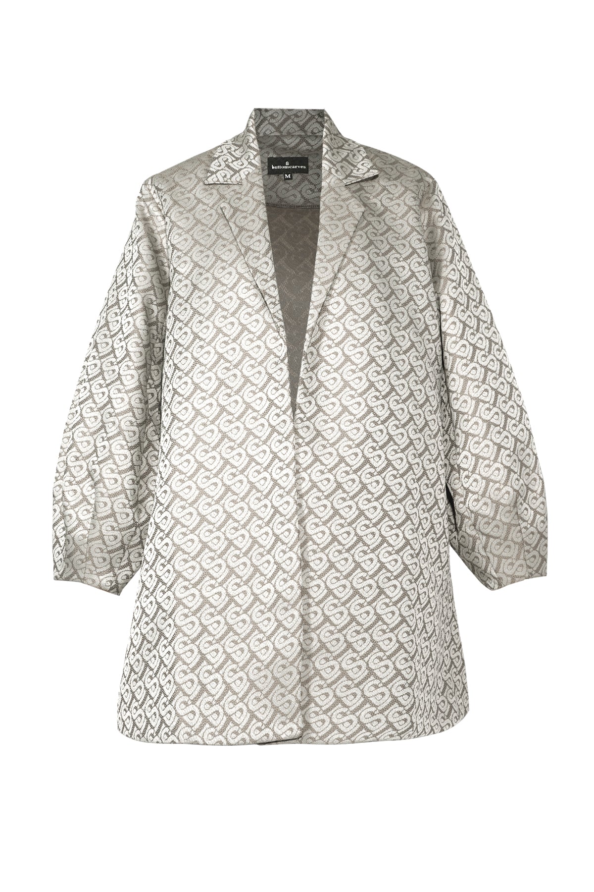 Bimu Jacquard Puffy Outer - Taupe