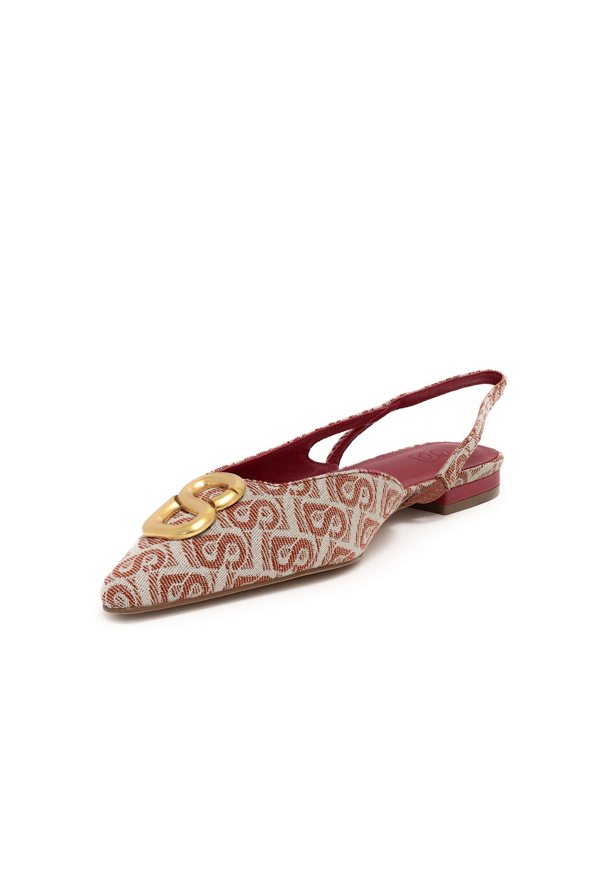 Bimu Slingback Shoes - Redwood