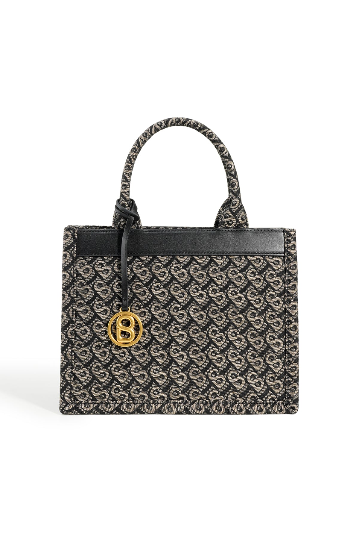 Bimu Jacquard Tote Bag Small - Black