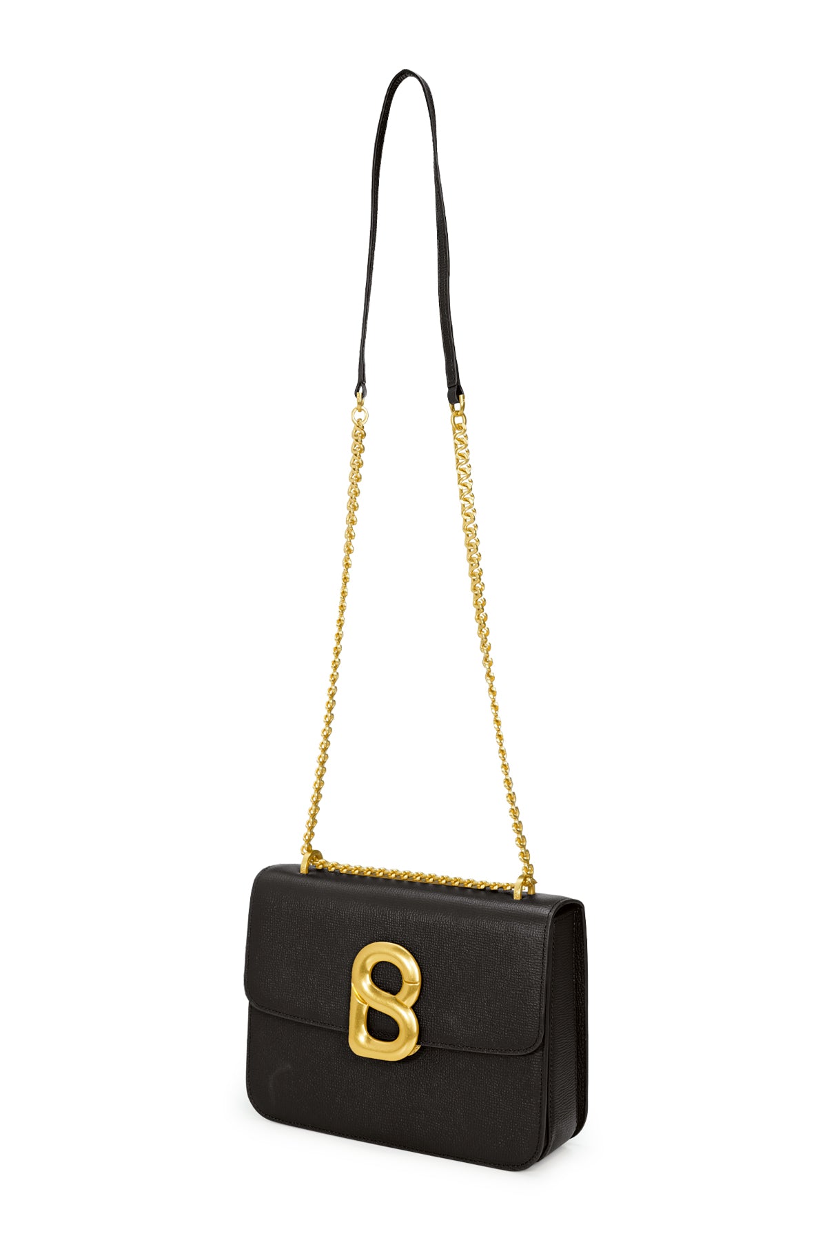 Audrey Chain Leather Bag Medium - Caviar
