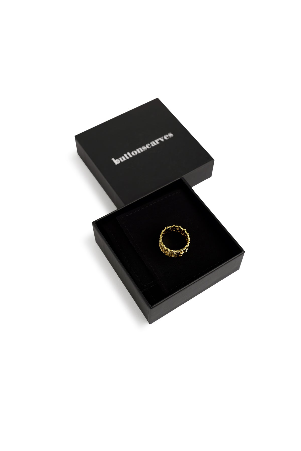 Ivy Ring Brooch - Gold