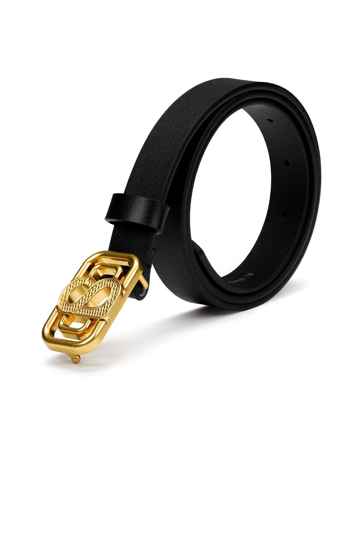 Briana Dokulu Kemer - Küçük - Siyah